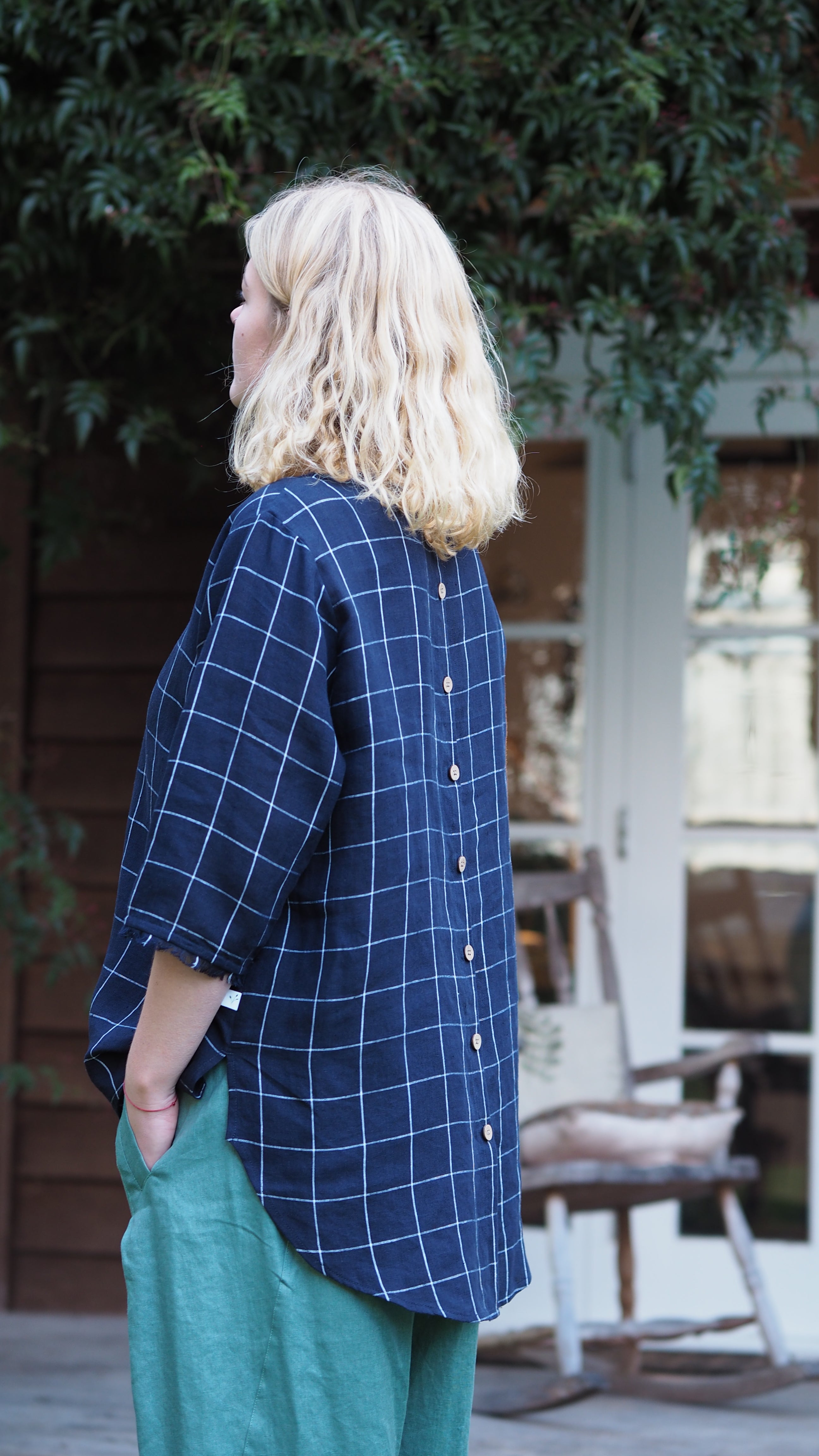 Sintra Blouse Rogue Linen Designer Clothing