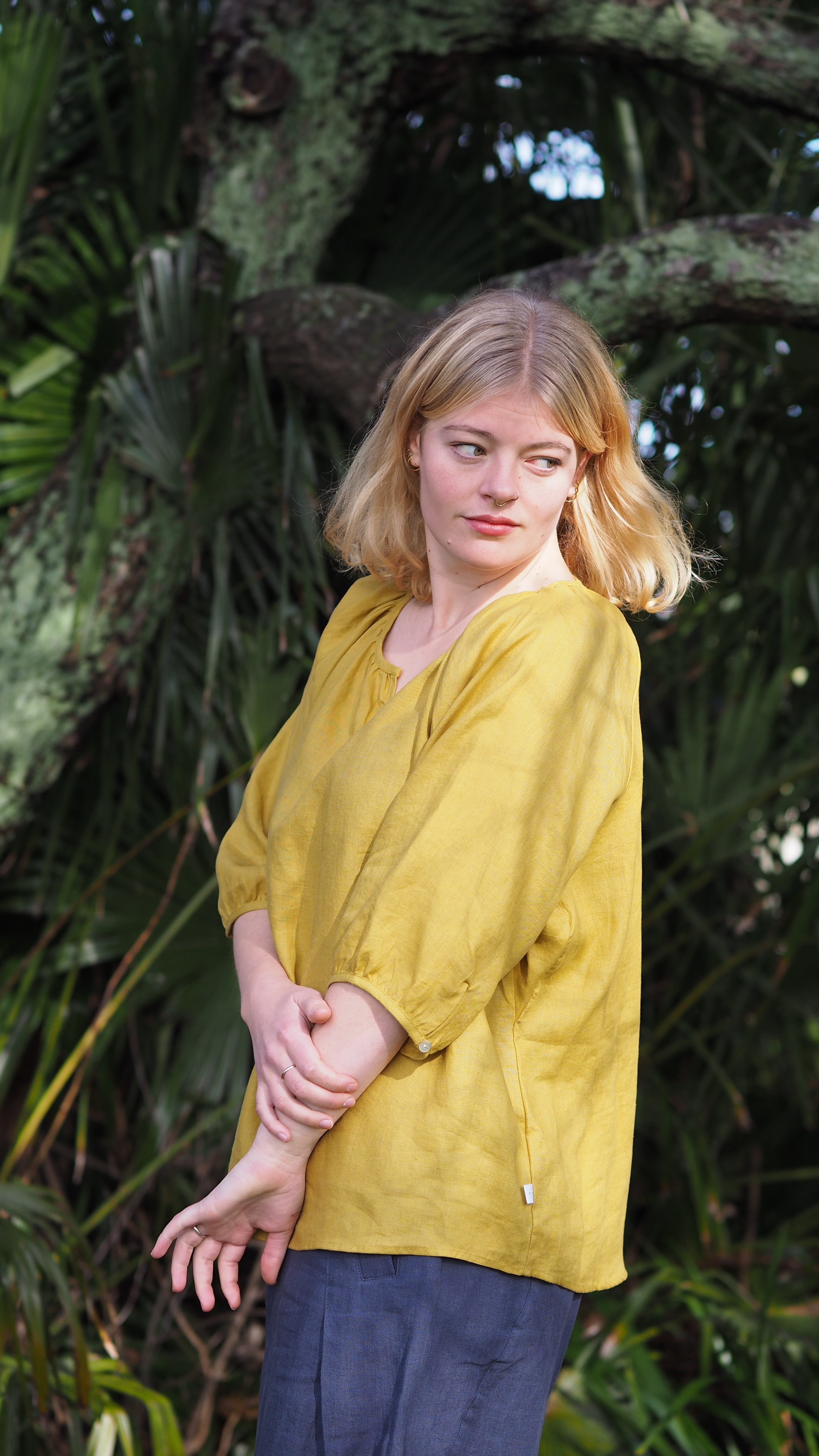 Florida Blouse Rogue Linen Designer Clothing