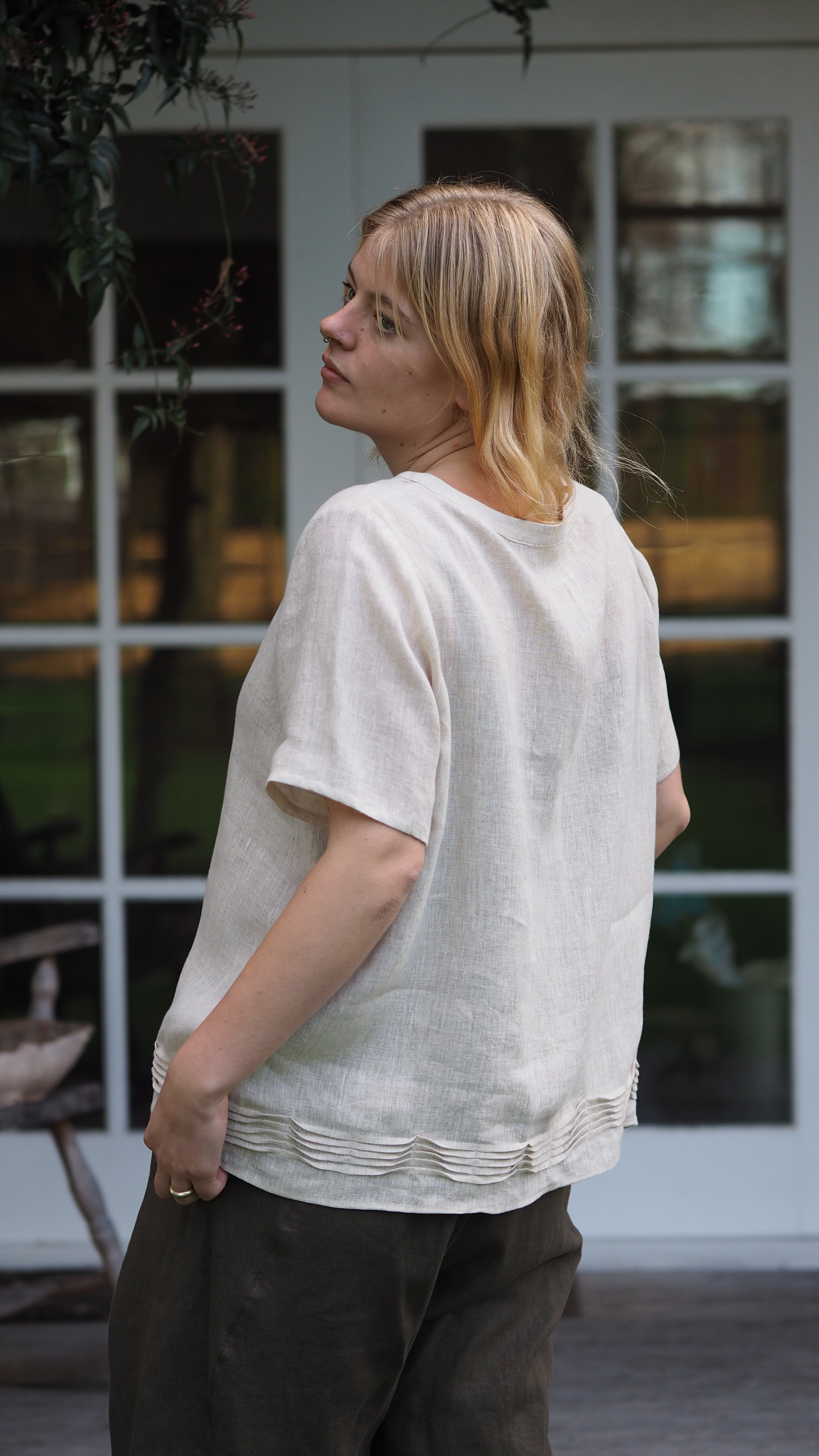 Kerikeri Blouse Rogue Linen Designer Clothing