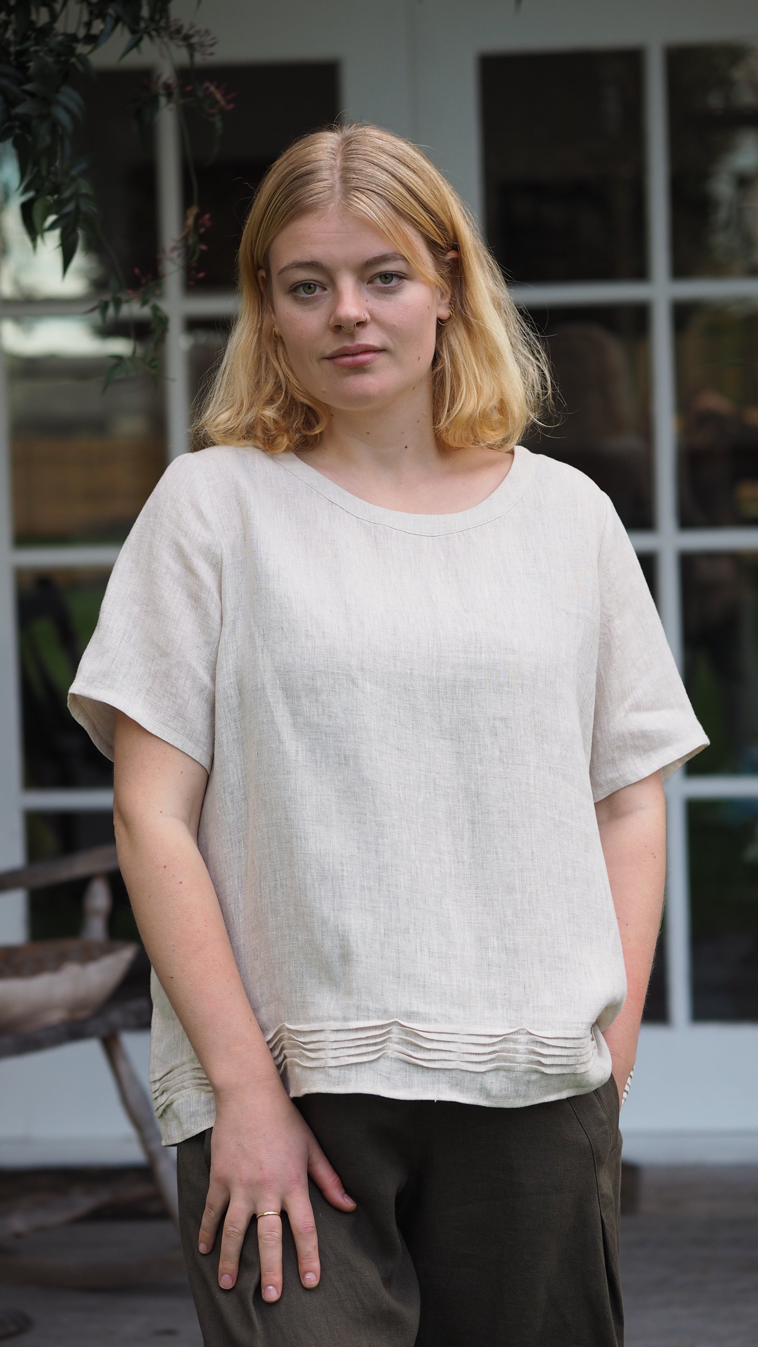 Kerikeri Blouse Rogue Linen Designer Clothing