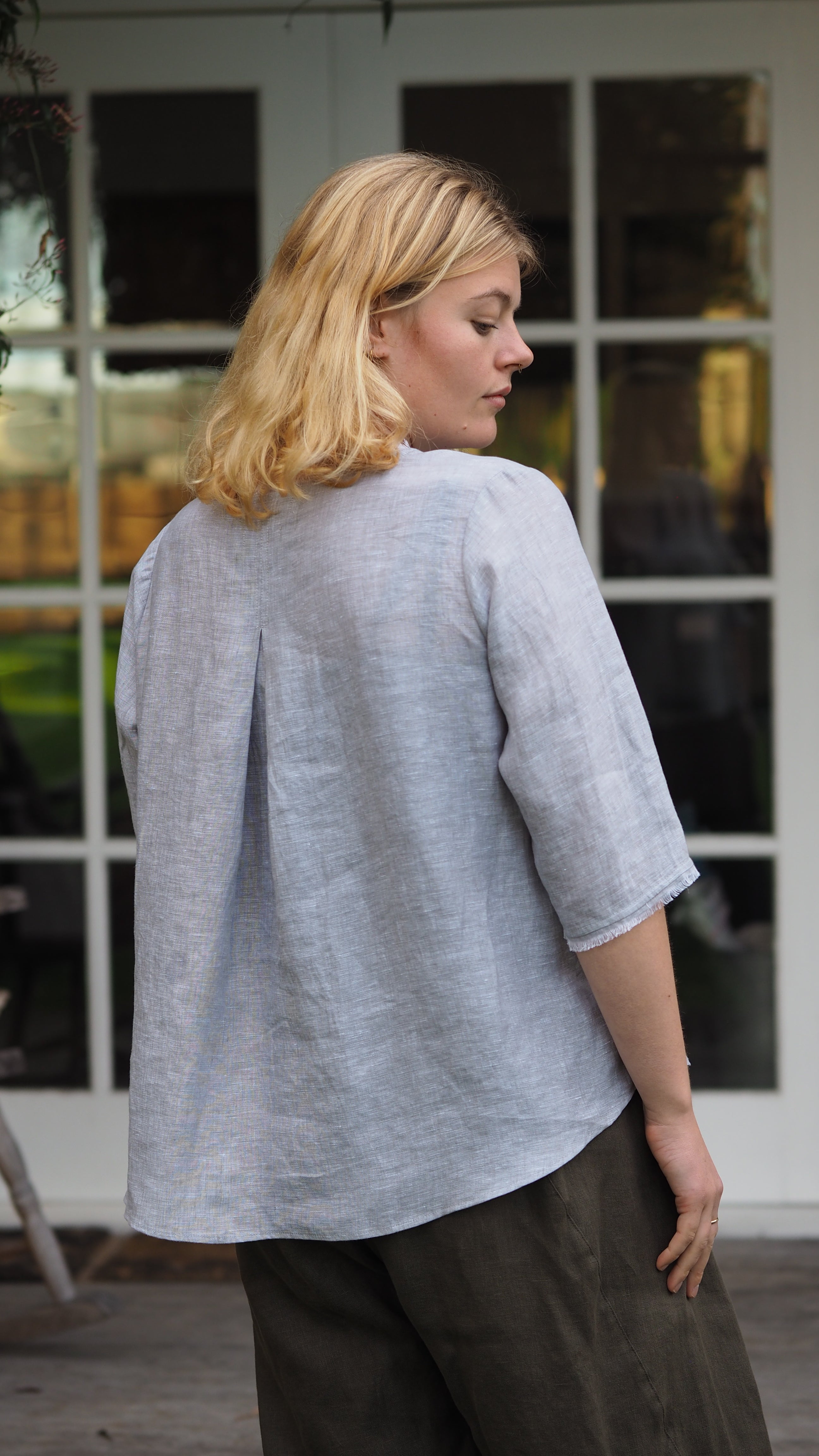 Seattle Blouse Rogue Linen Designer Clothing