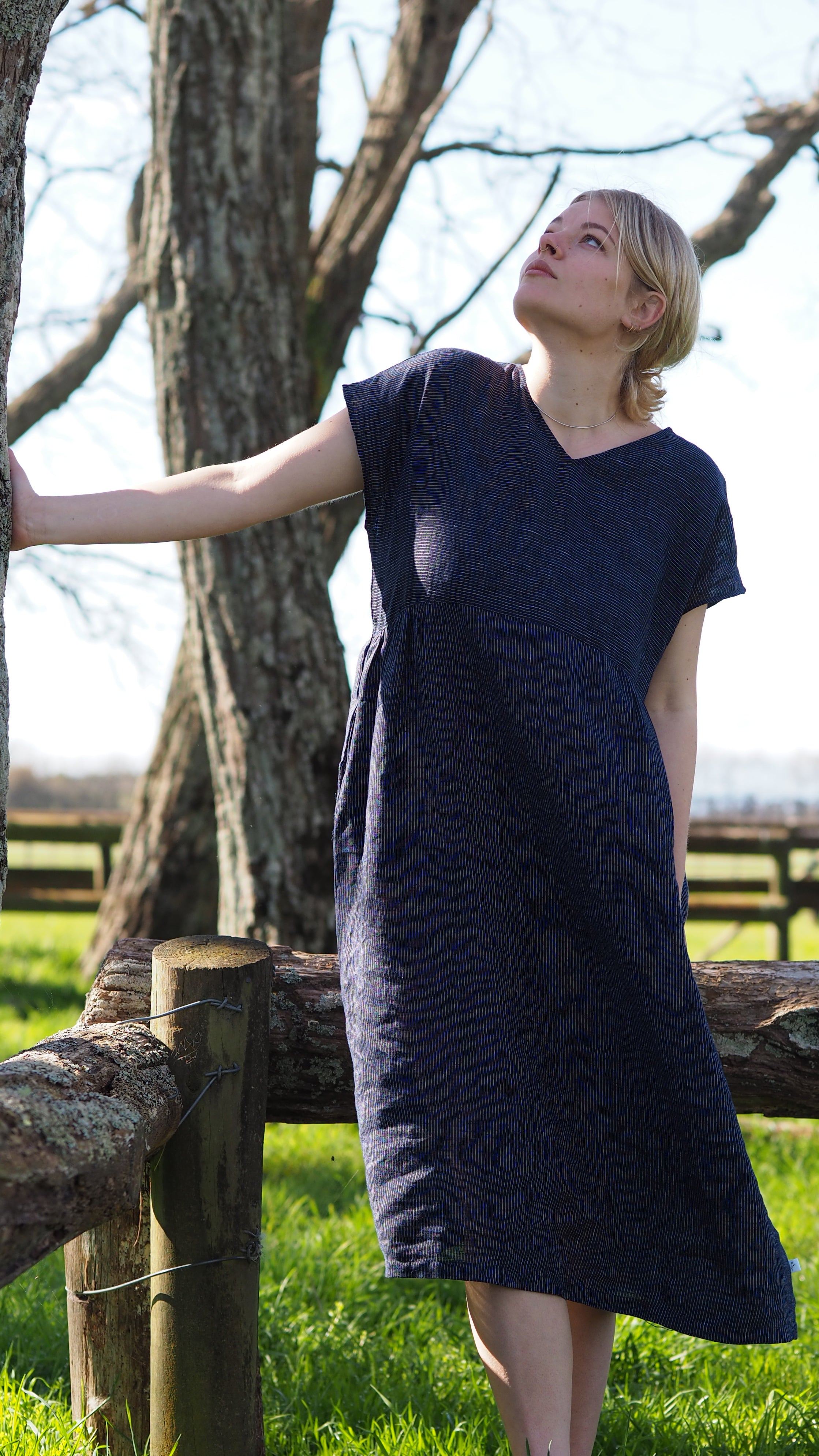 Vercelli Dress Rogue Linen Designer Clothing