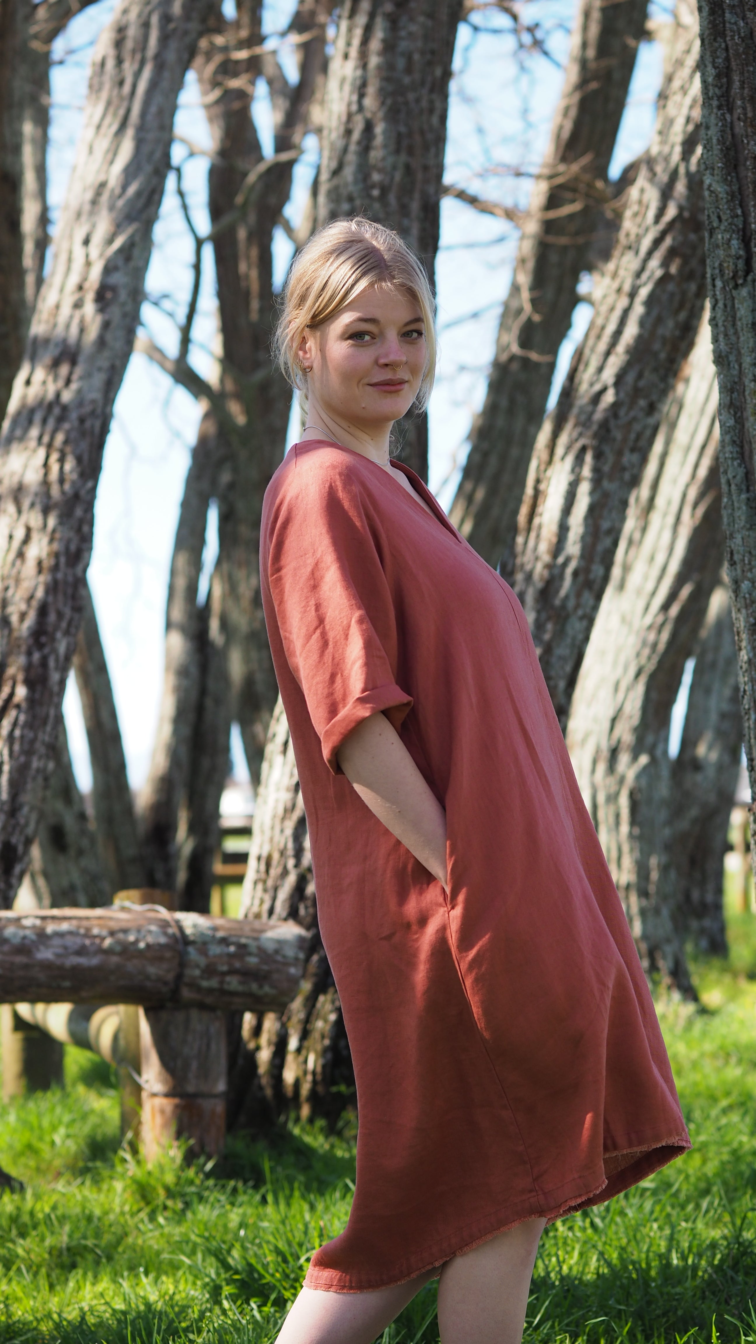 Tavira Dress Rogue Linen Designer Clothing