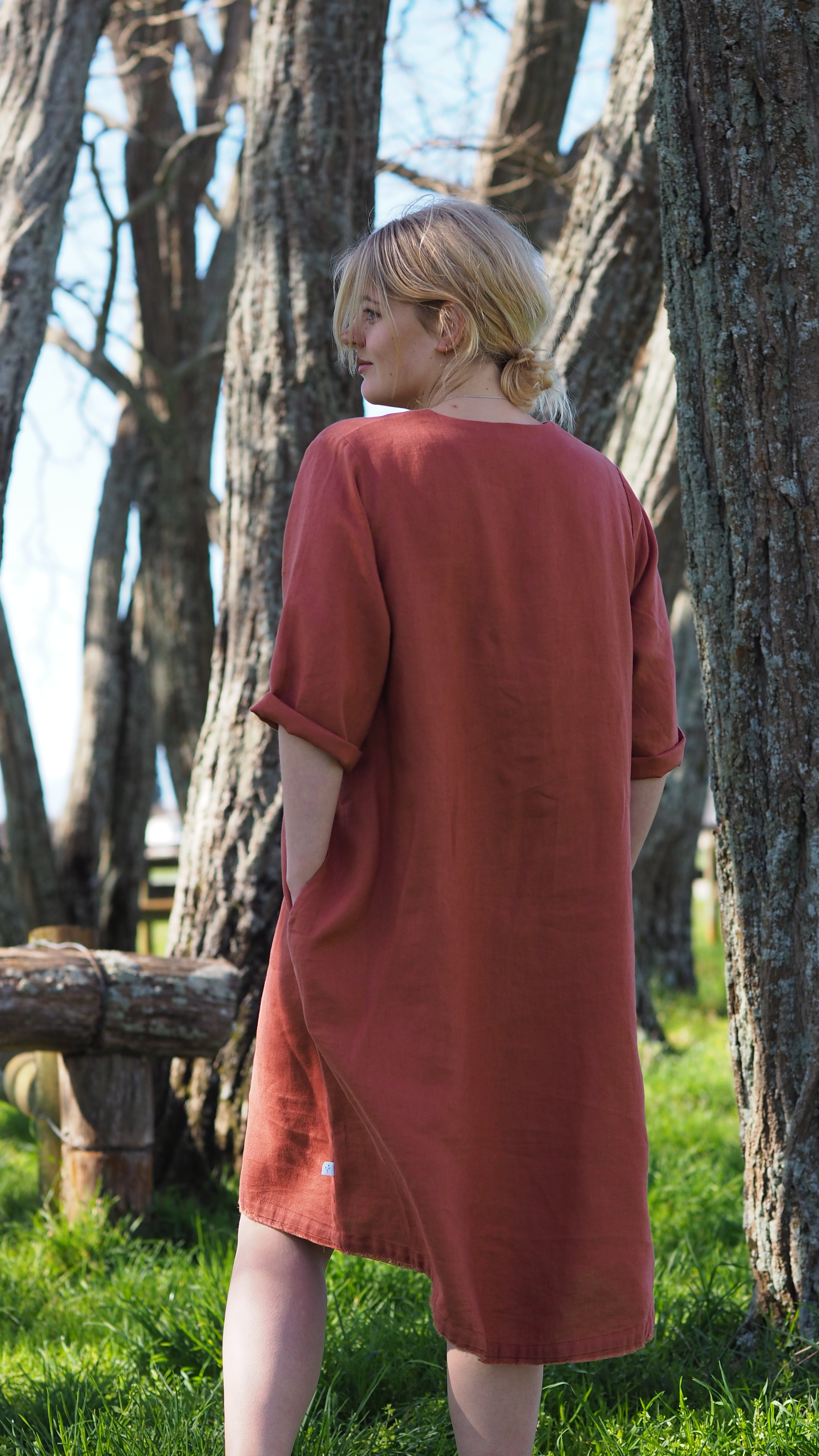 Tavira Dress Rogue Linen Designer Clothing