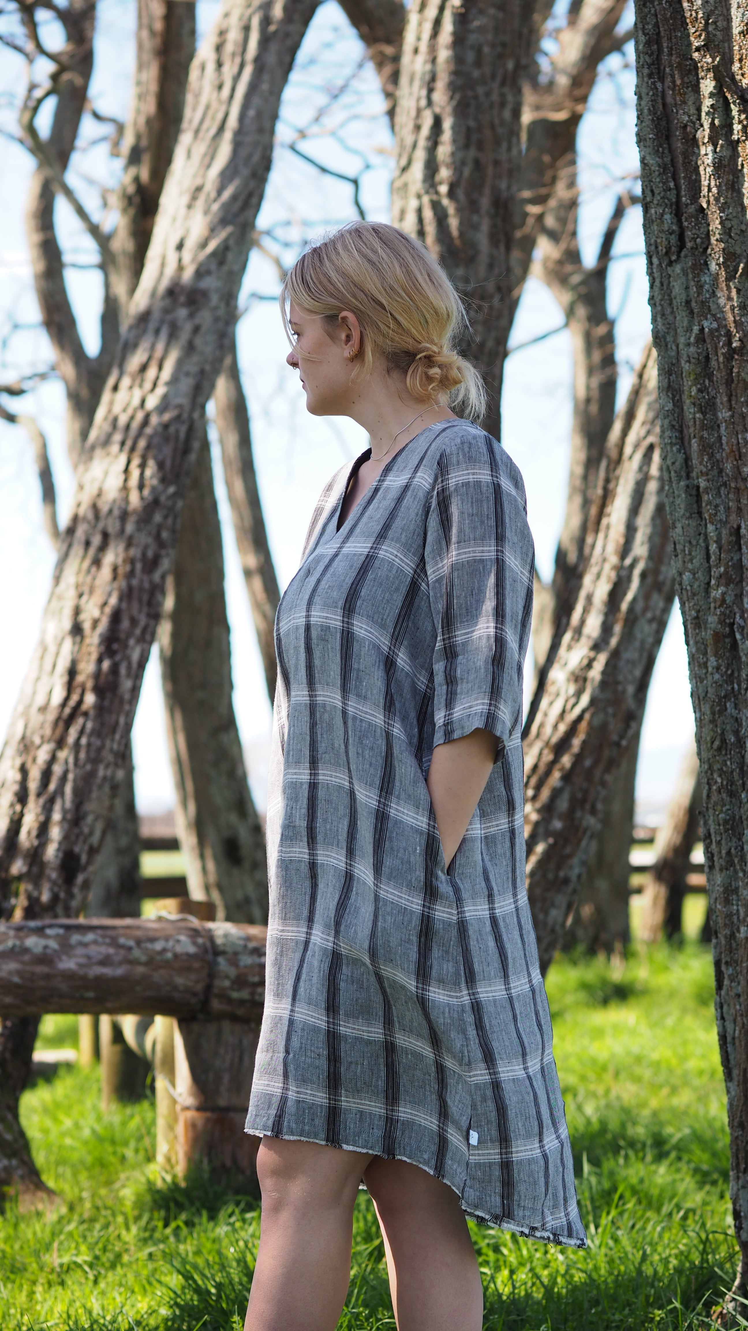 Tavira Dress Rogue Linen Designer Clothing