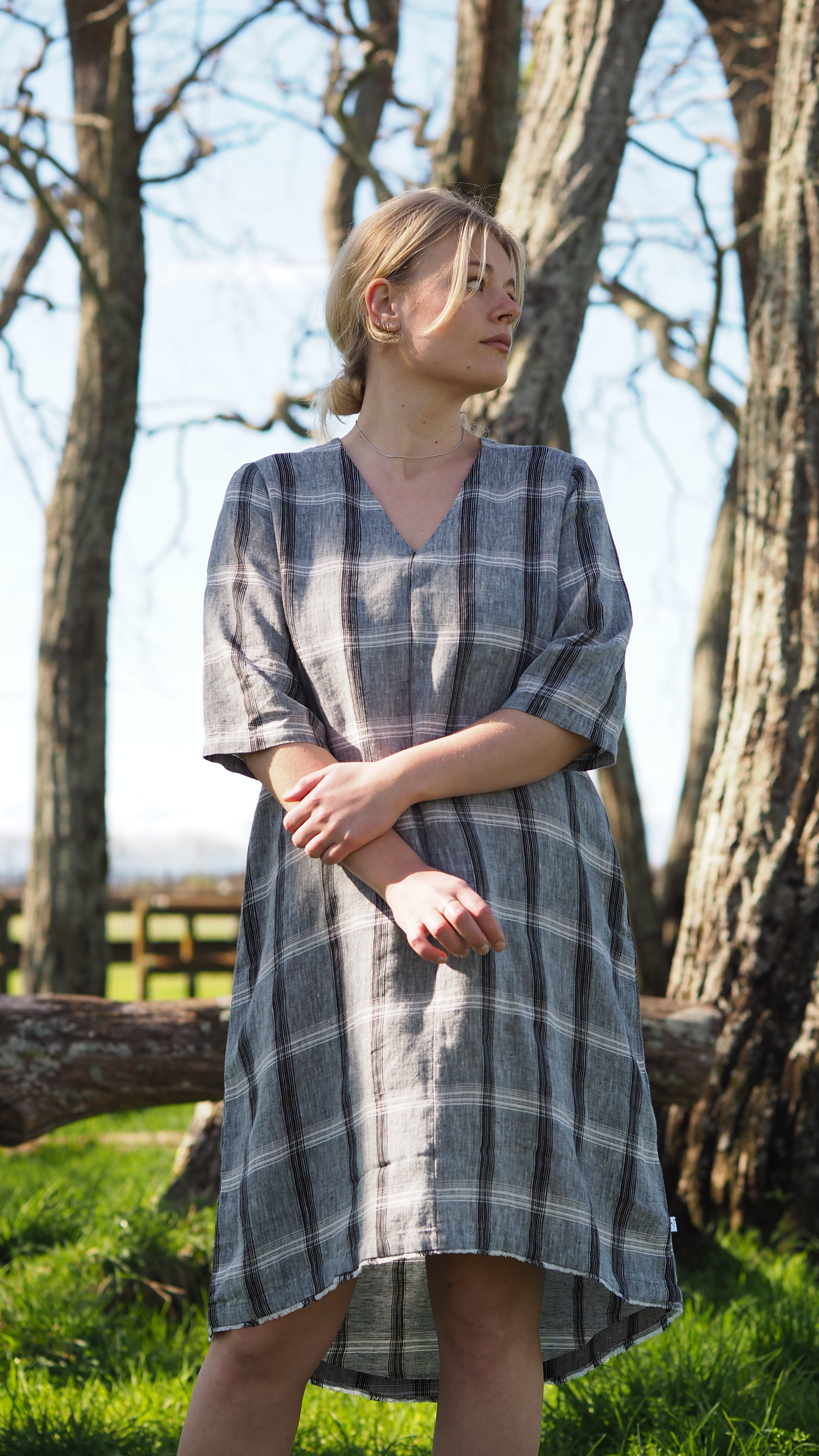 Tavira Dress Rogue Linen Designer Clothing