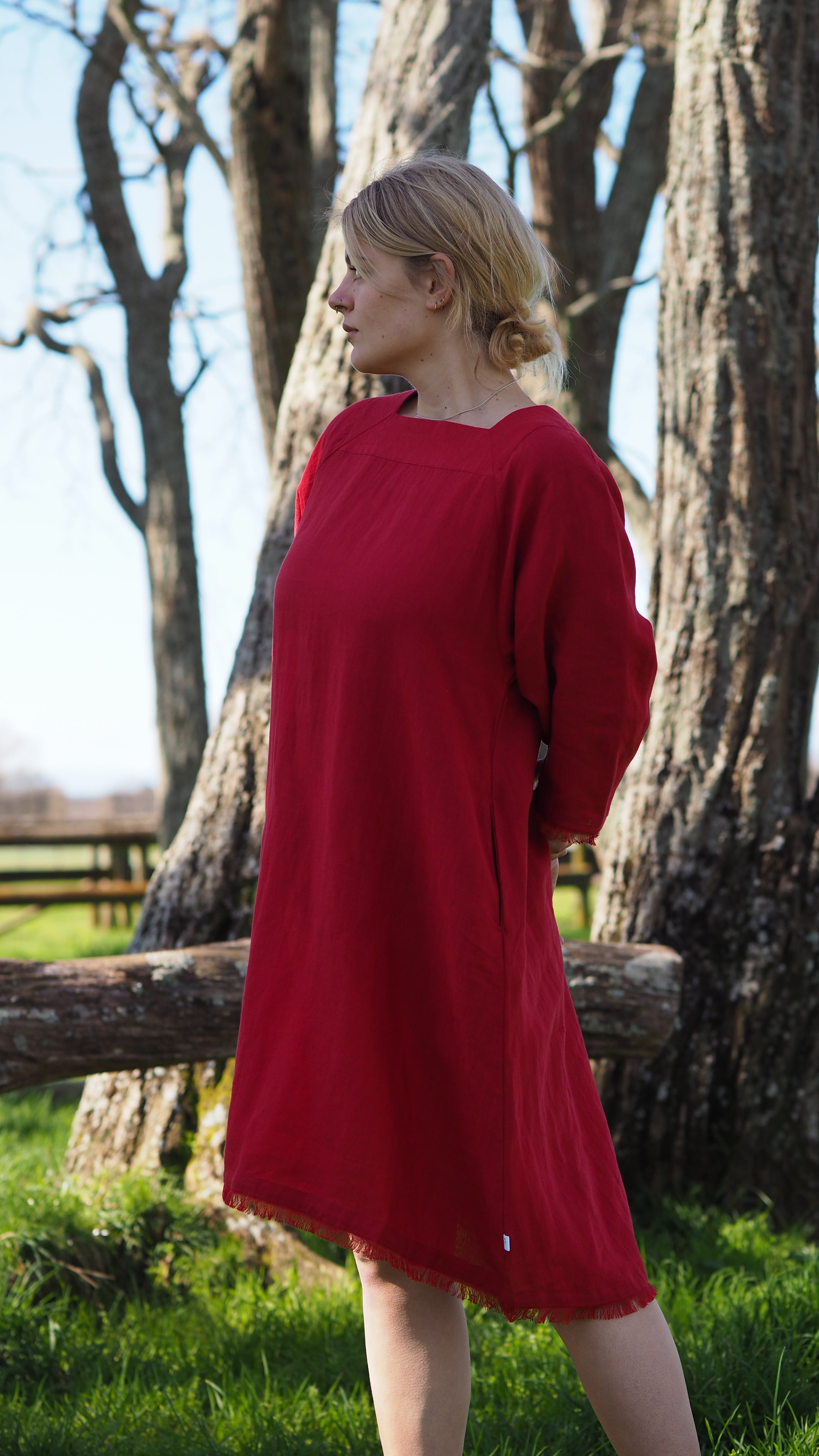 Riwaka Dress Rogue Linen Designer Clothing
