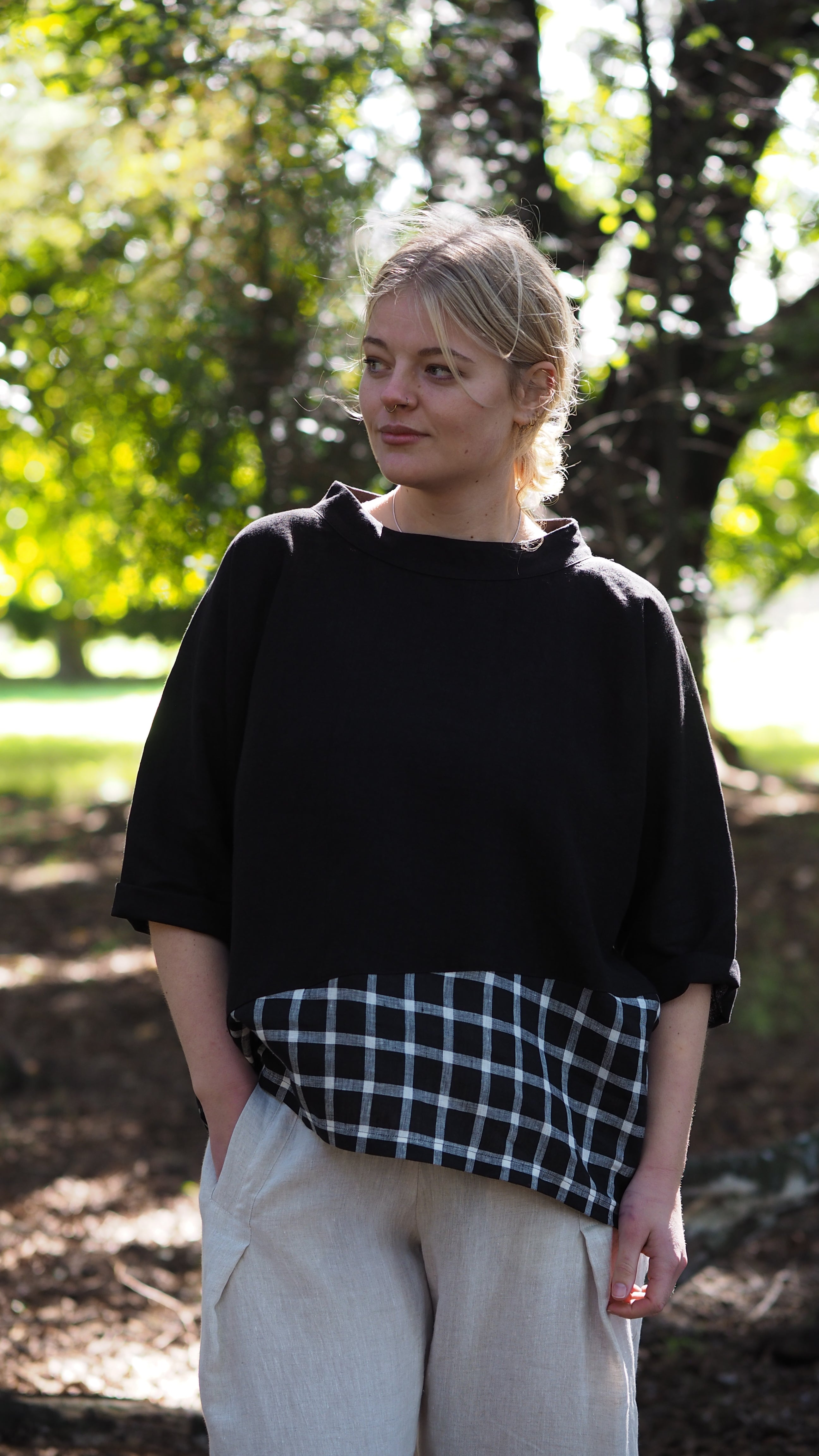 Onekaka Blouse Rogue Linen Designer Clothing