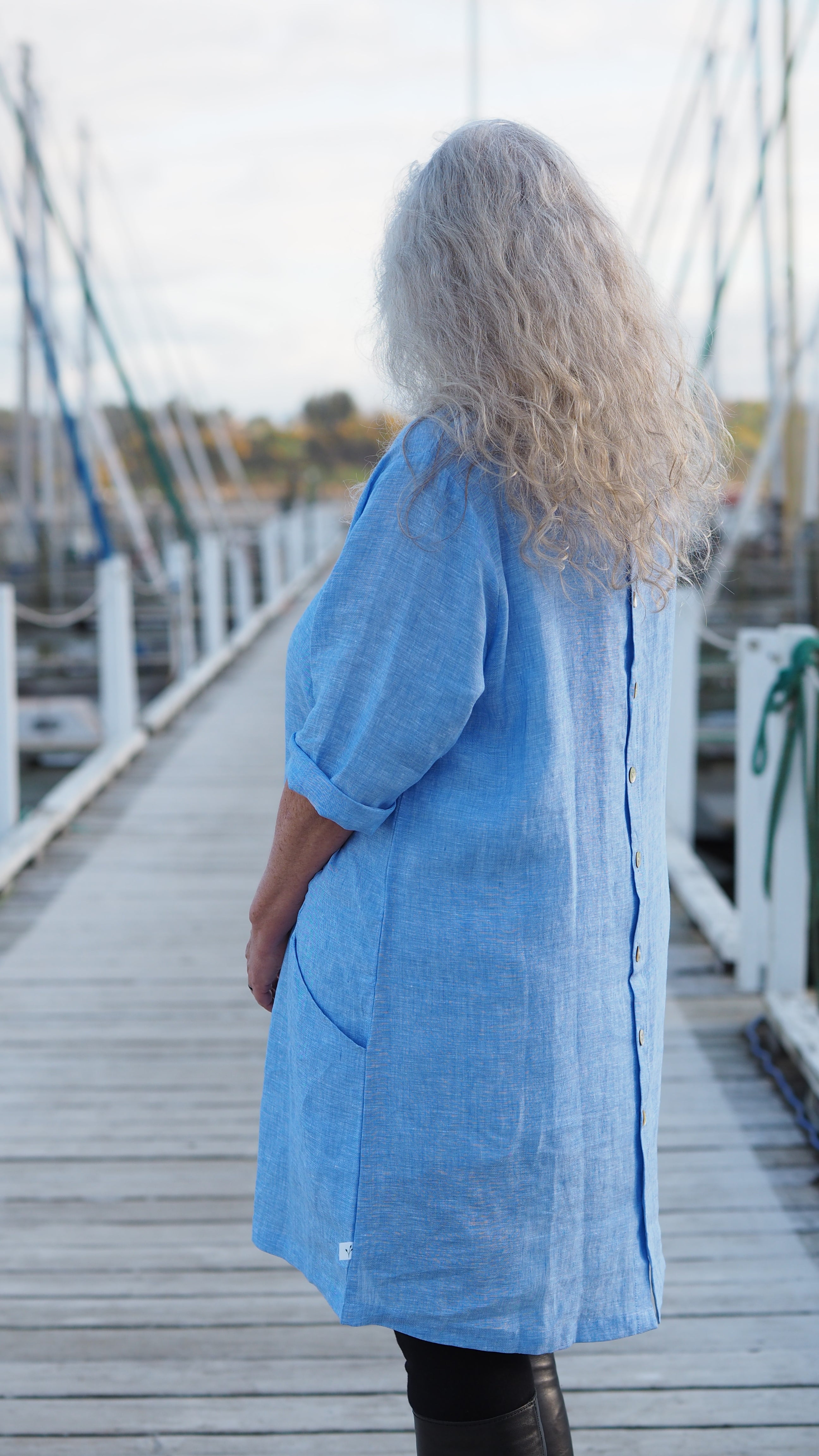 Akaroa Dress Rogue Linen Designer Clothing