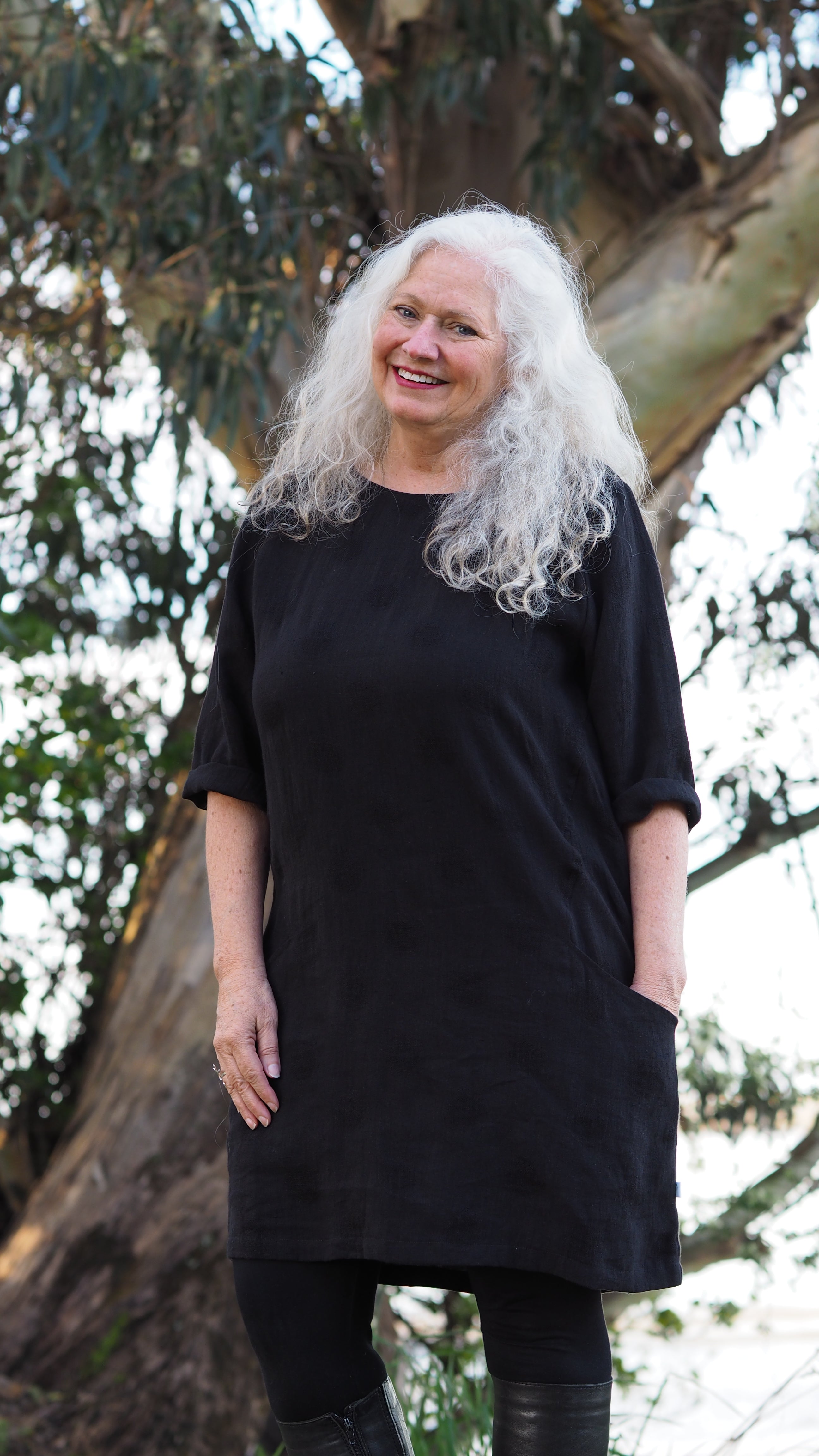 Akaroa Dress Rogue Linen Designer Clothing