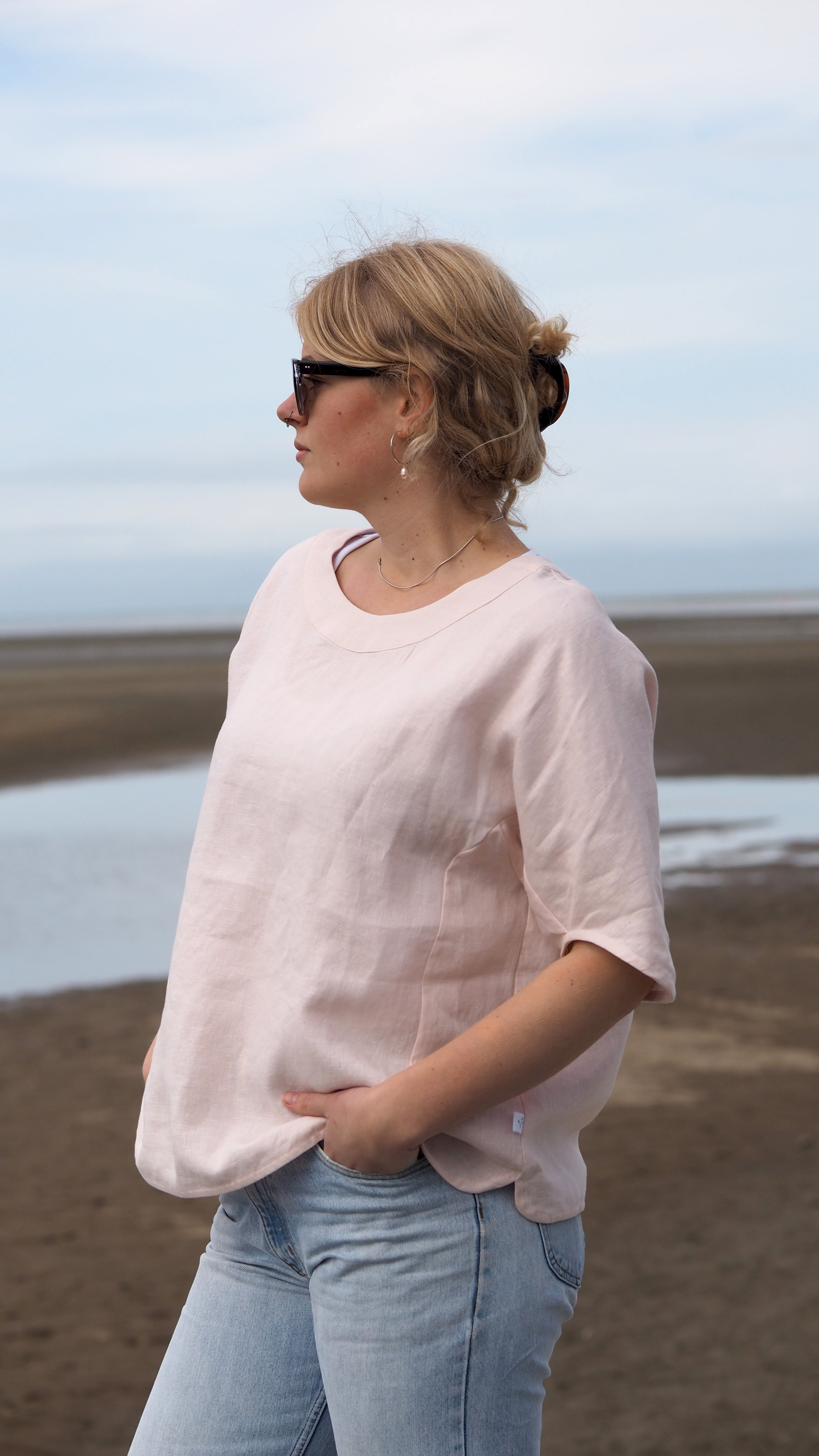 Emelia Blouse Rogue Linen Designer Clothing