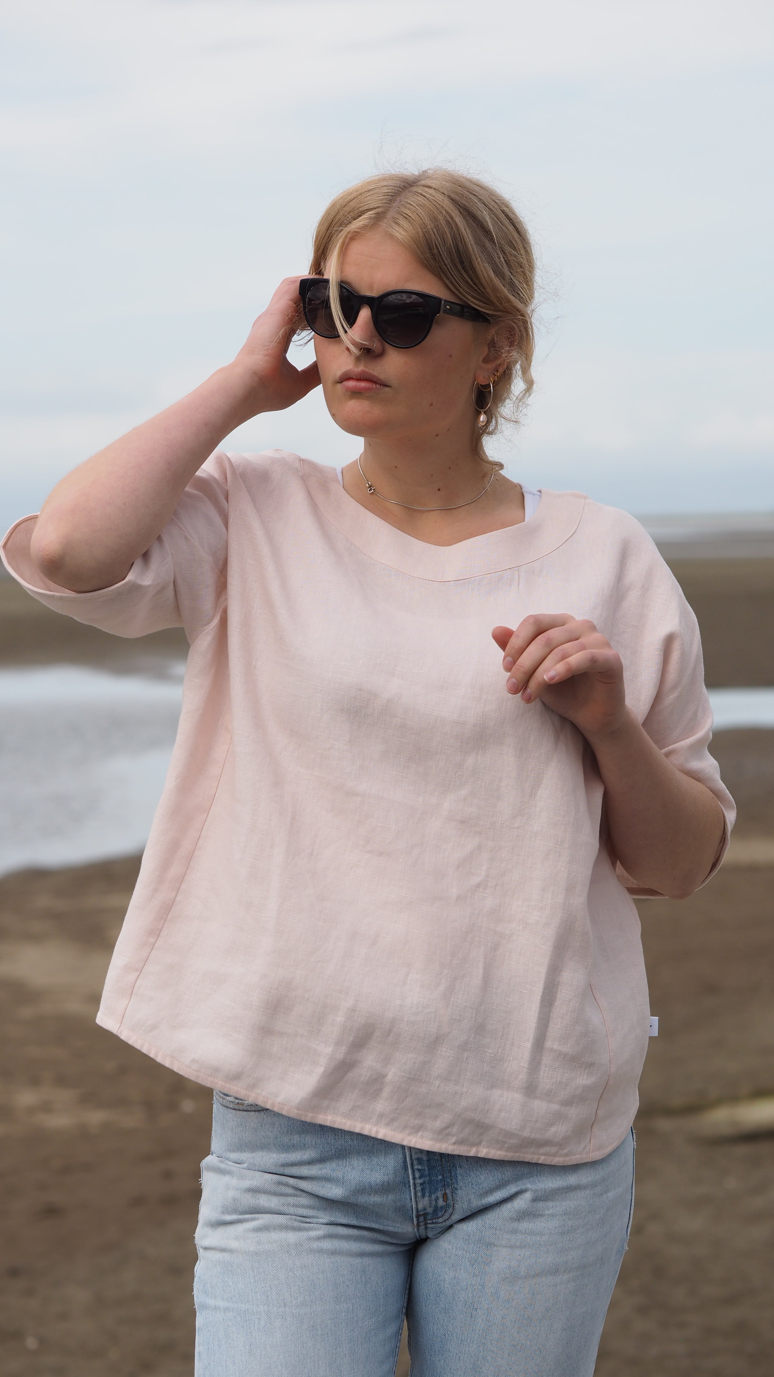 Emelia Blouse Rogue Linen Designer Clothing