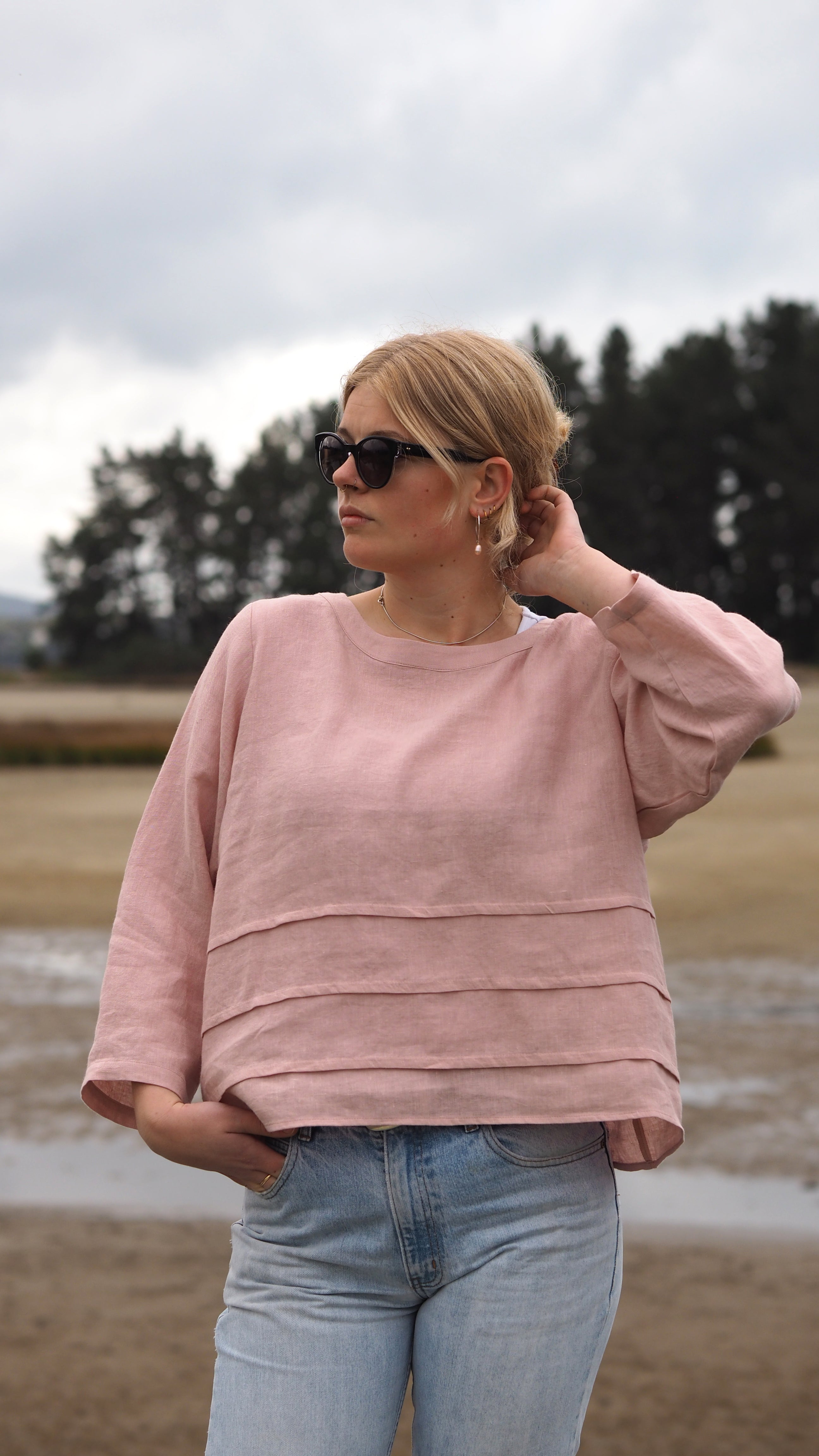 Edendale Blouse Rogue Linen Designer Clothing