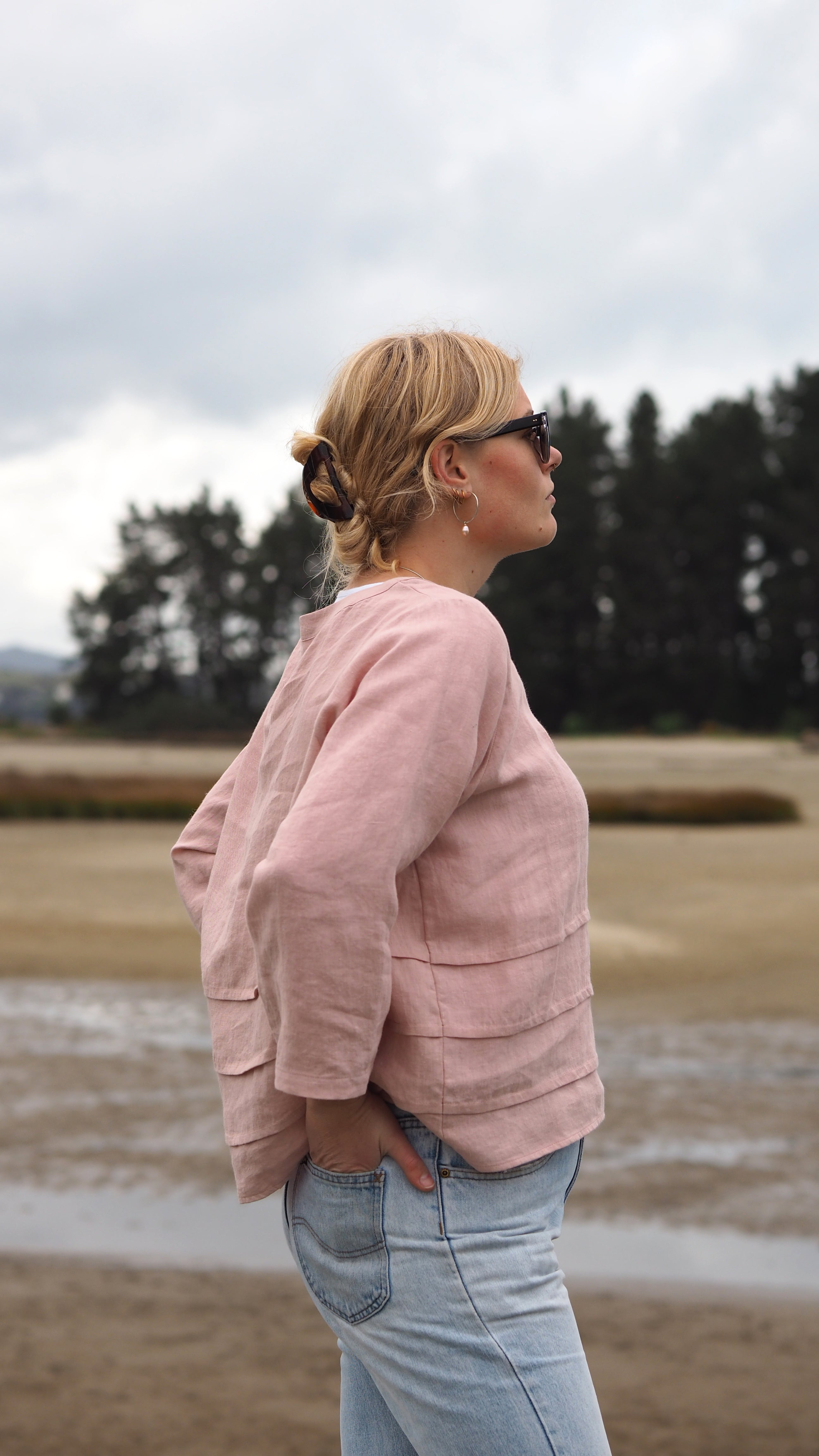 Edendale Blouse Rogue Linen Designer Clothing