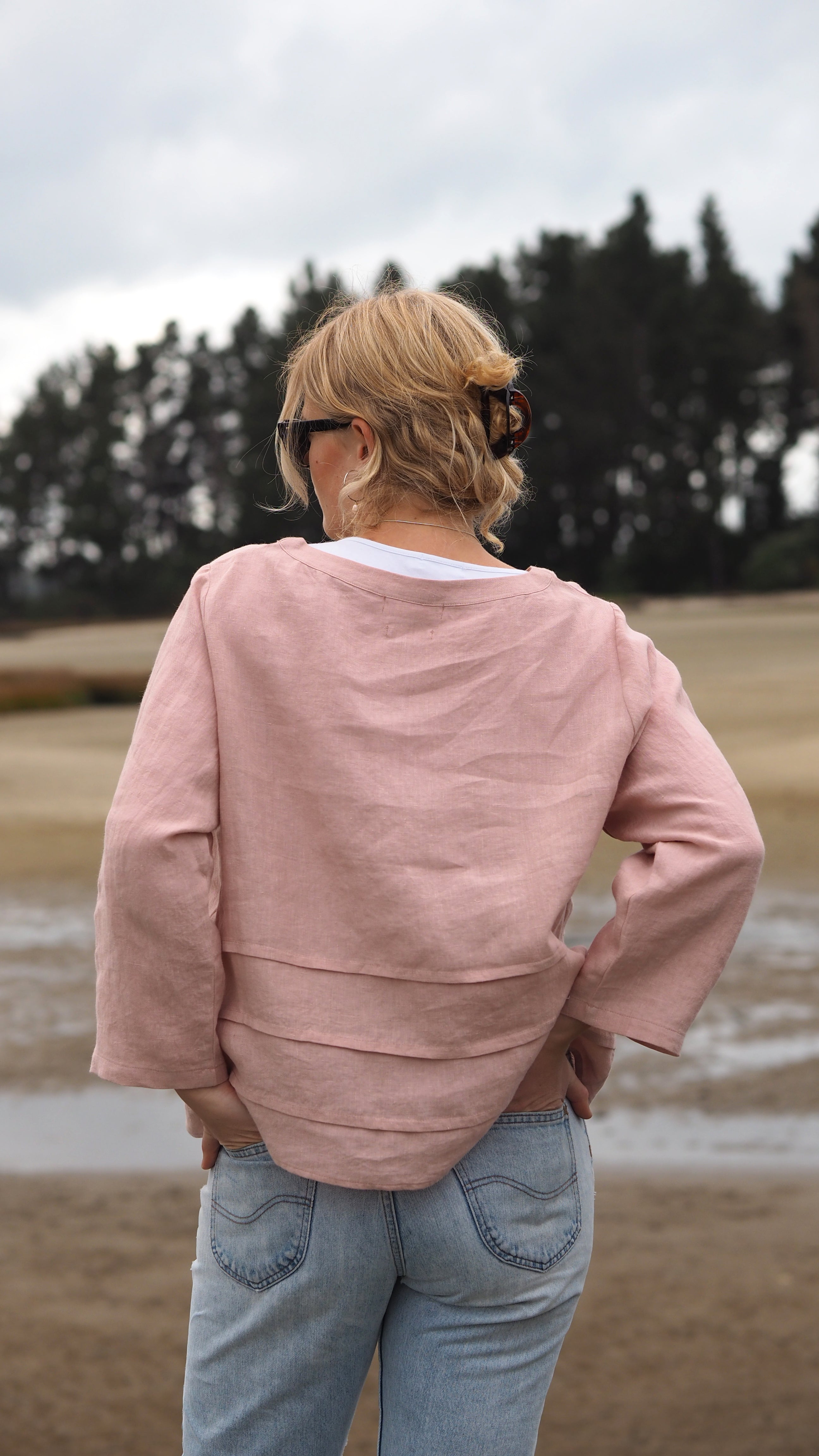 Edendale Blouse Rogue Linen Designer Clothing