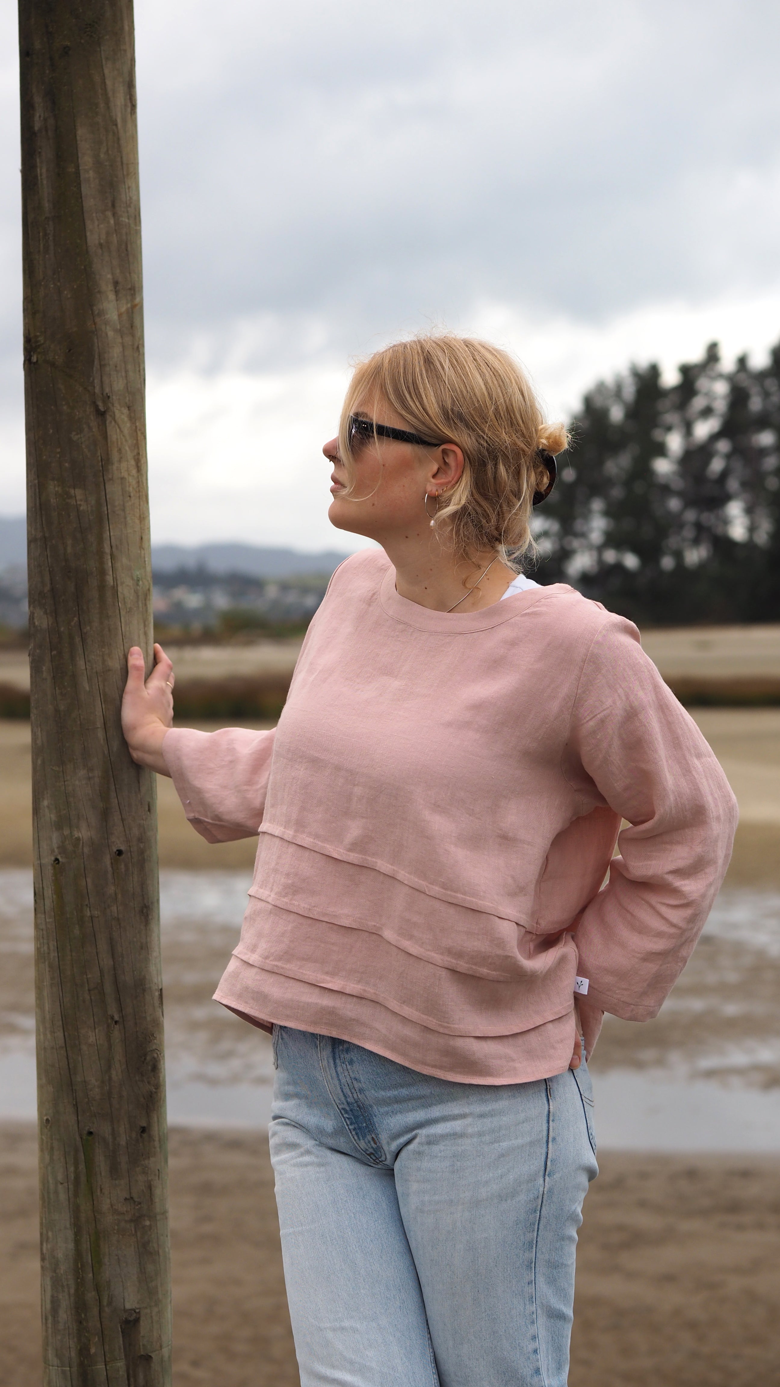 Edendale Blouse Rogue Linen Designer Clothing