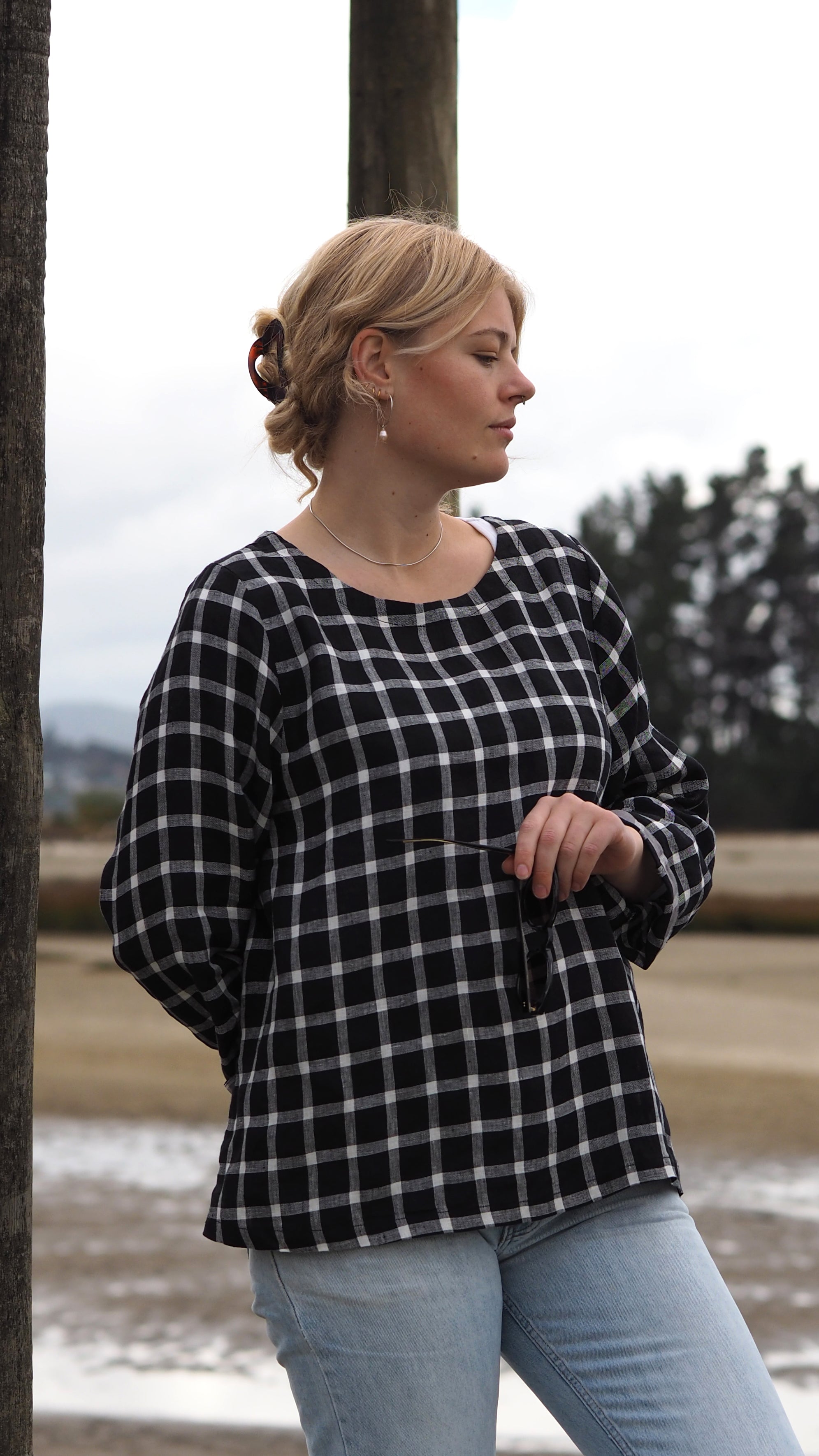 Collingwood Blouse Rogue Linen Designer Clothing