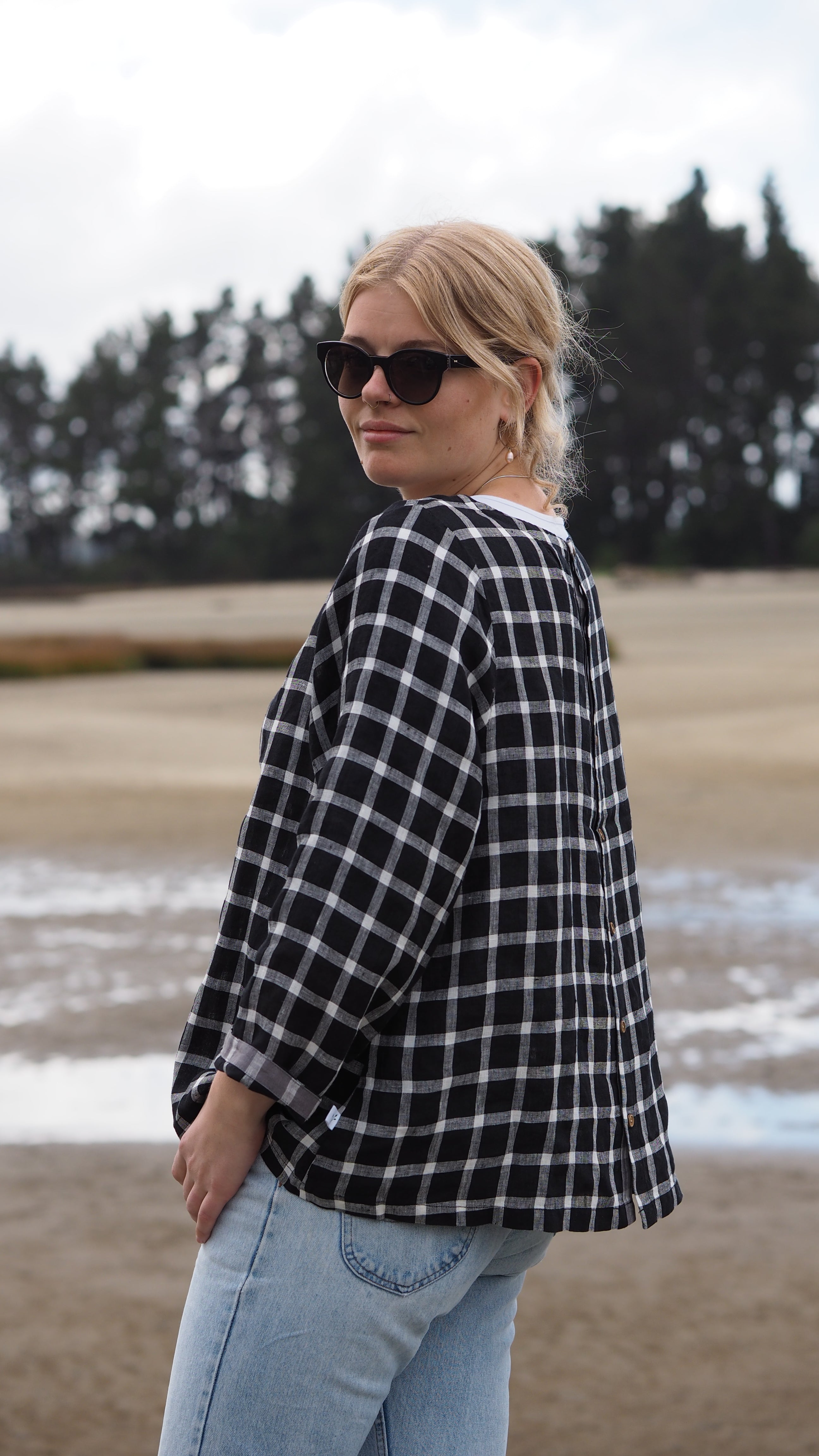 Collingwood Blouse Rogue Linen Designer Clothing