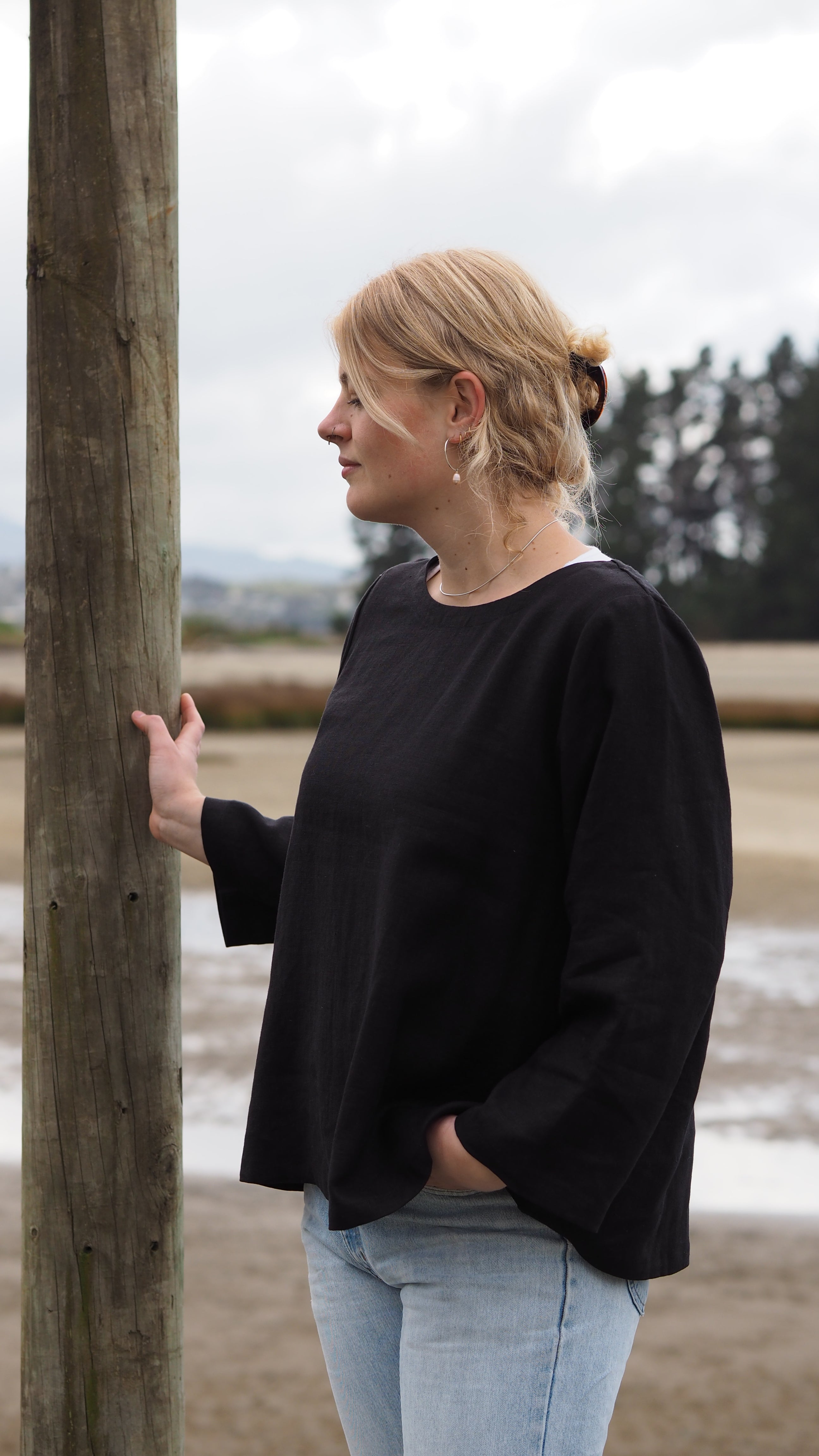 Collingwood Blouse Rogue Linen Designer Clothing