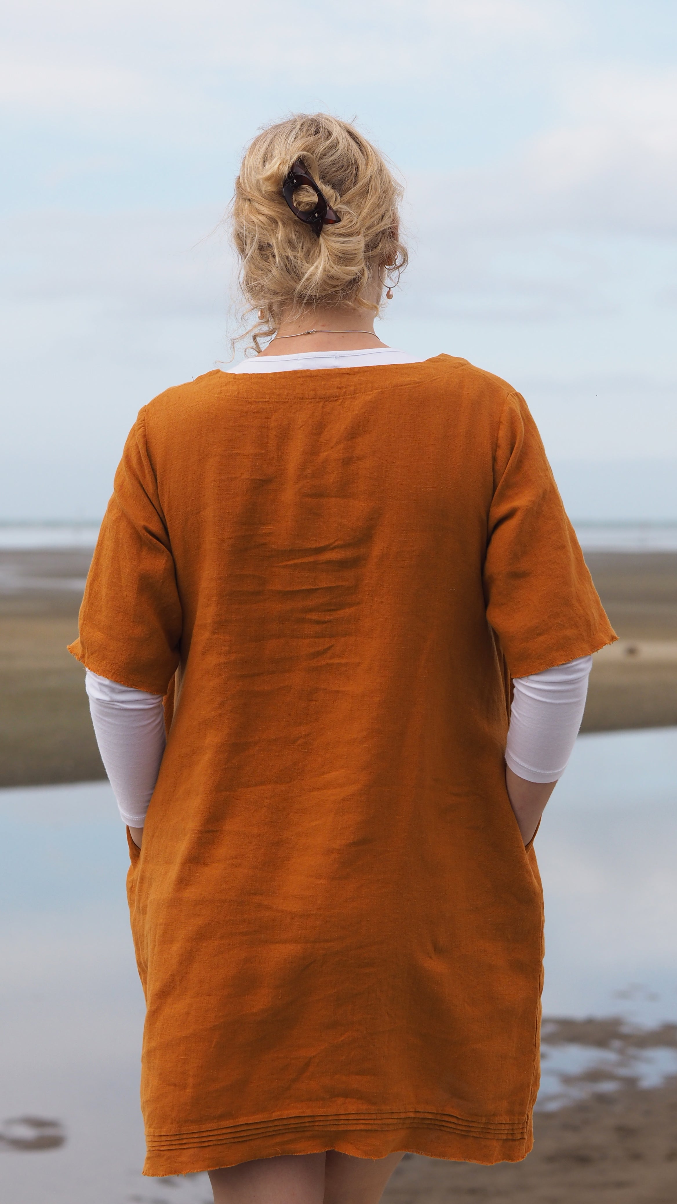 Arizona Dress Rogue Linen Designer Clothing