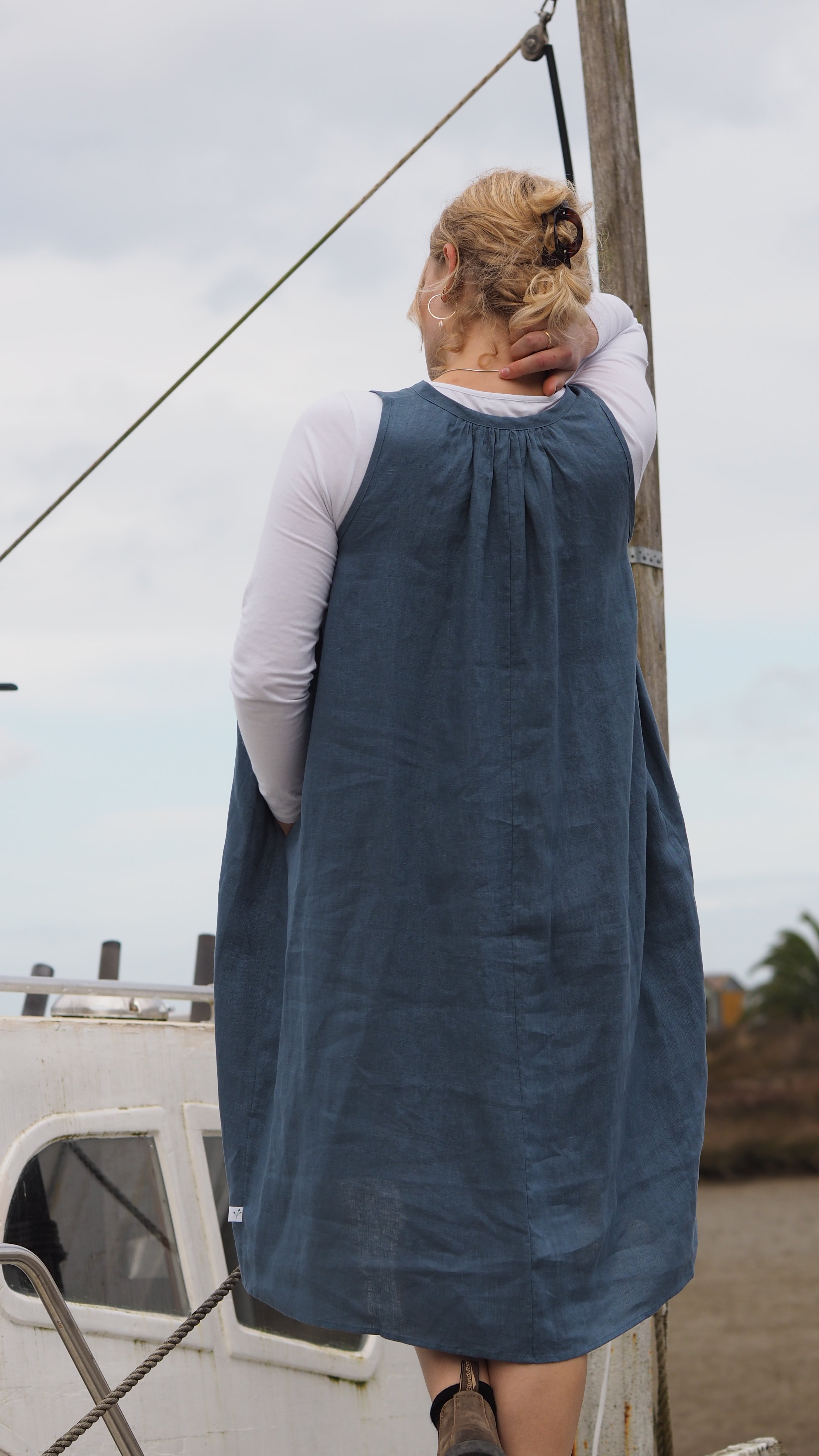 Miami Dress Rogue Linen Designer Clothing