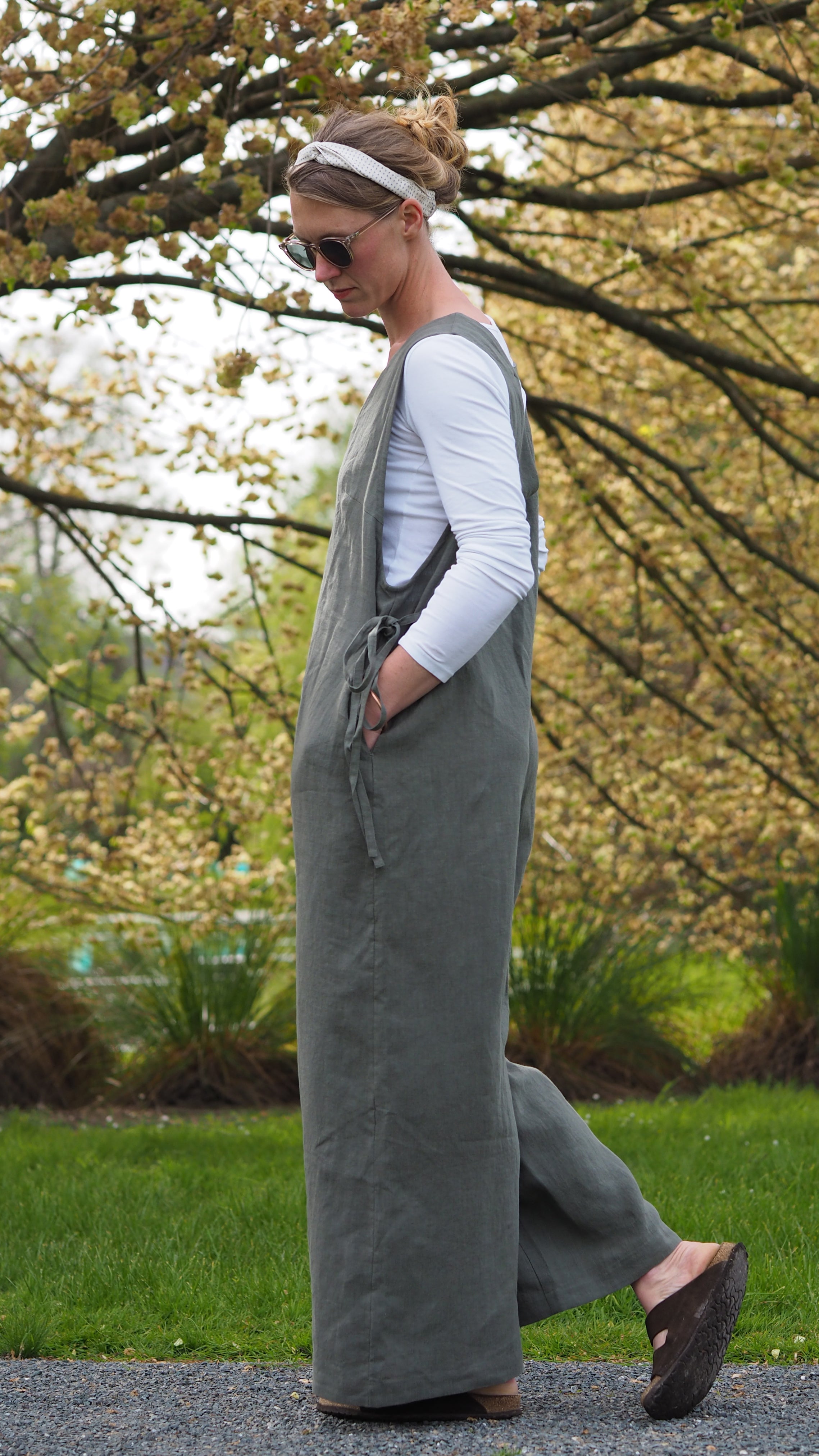 Raglan Jumpsuit Rogue Linen Designer Clothing