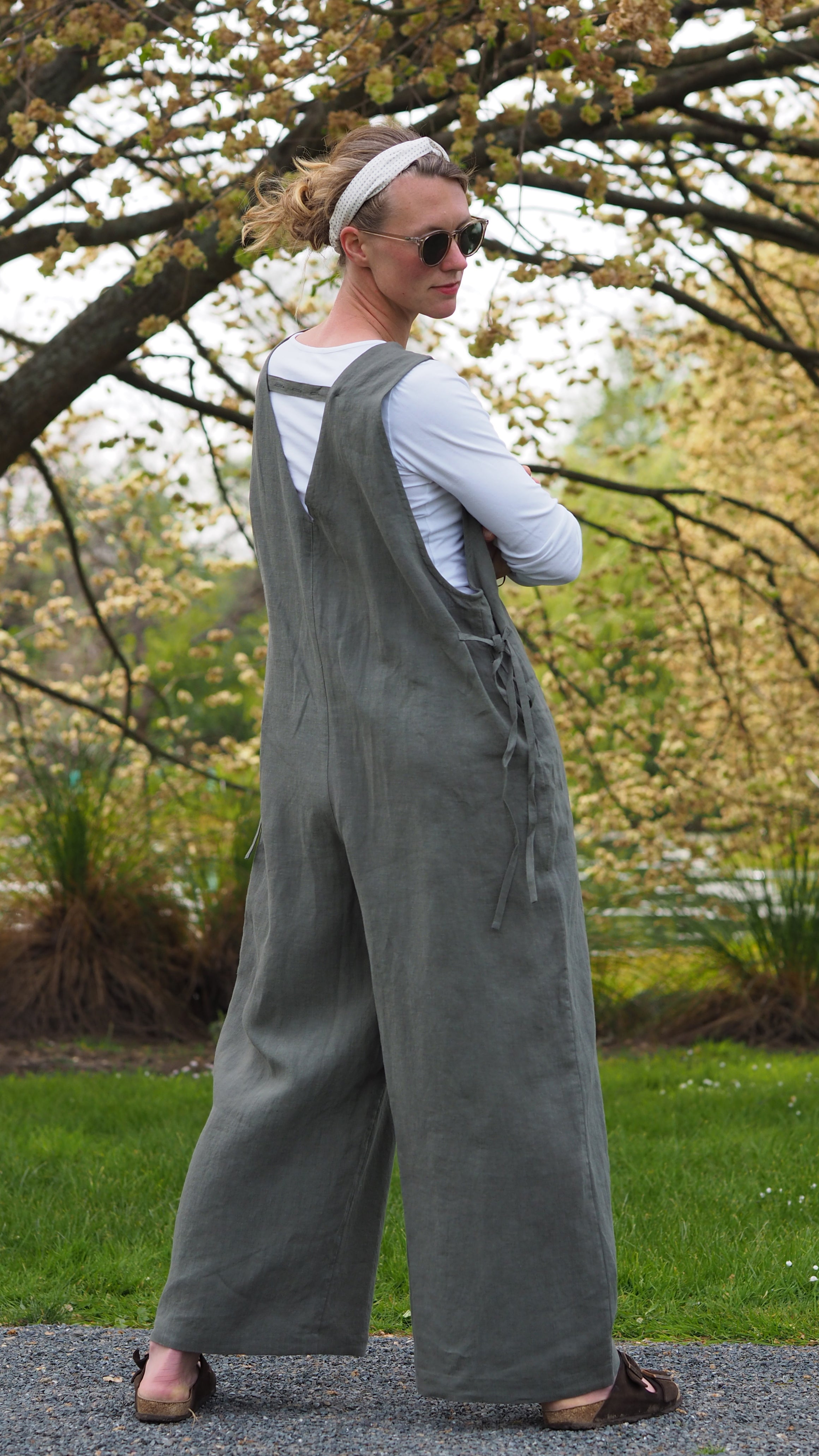 Raglan Jumpsuit Rogue Linen Designer Clothing