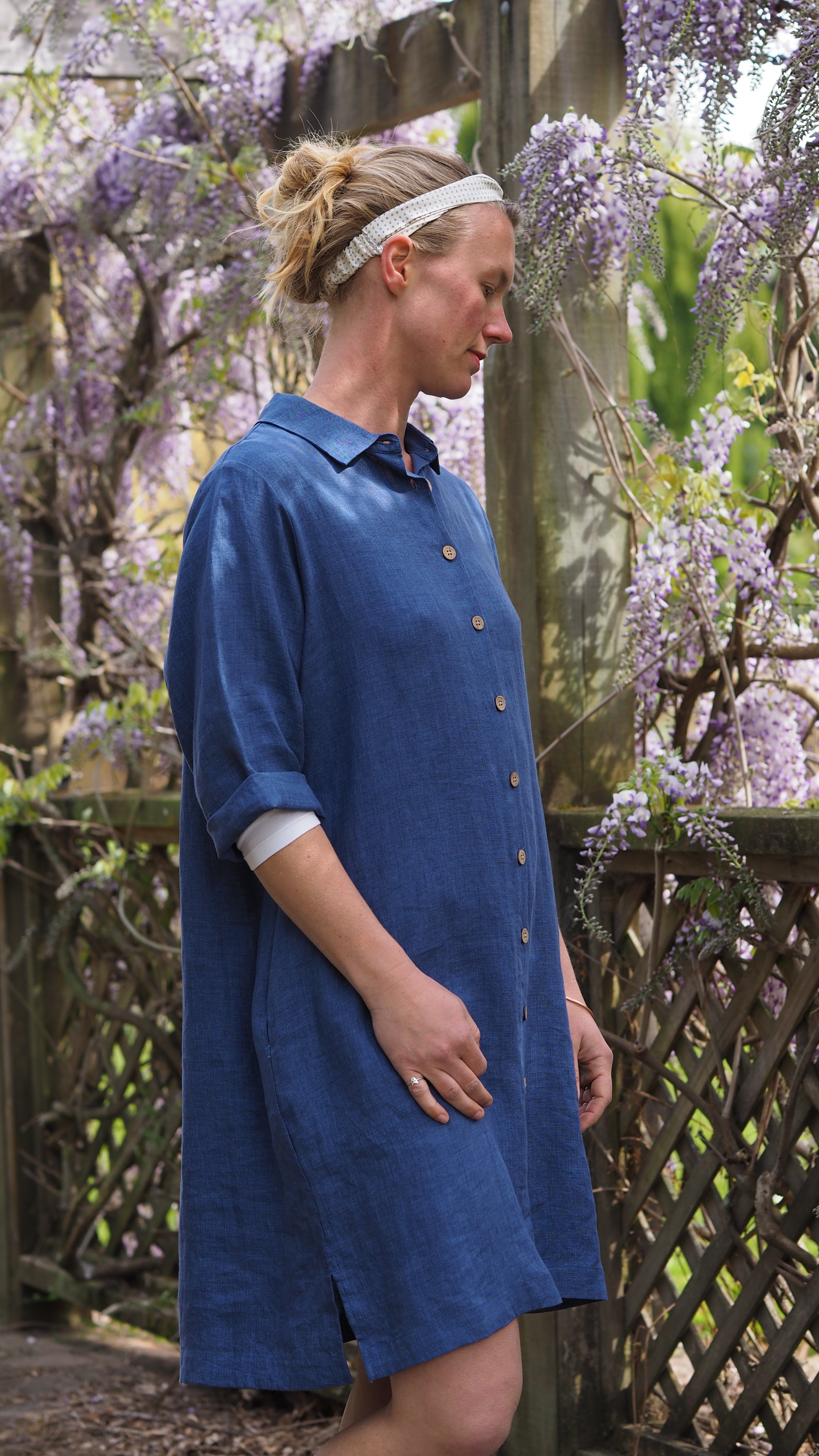 Taupo Shirt Dress Rogue Linen Designer Clothing