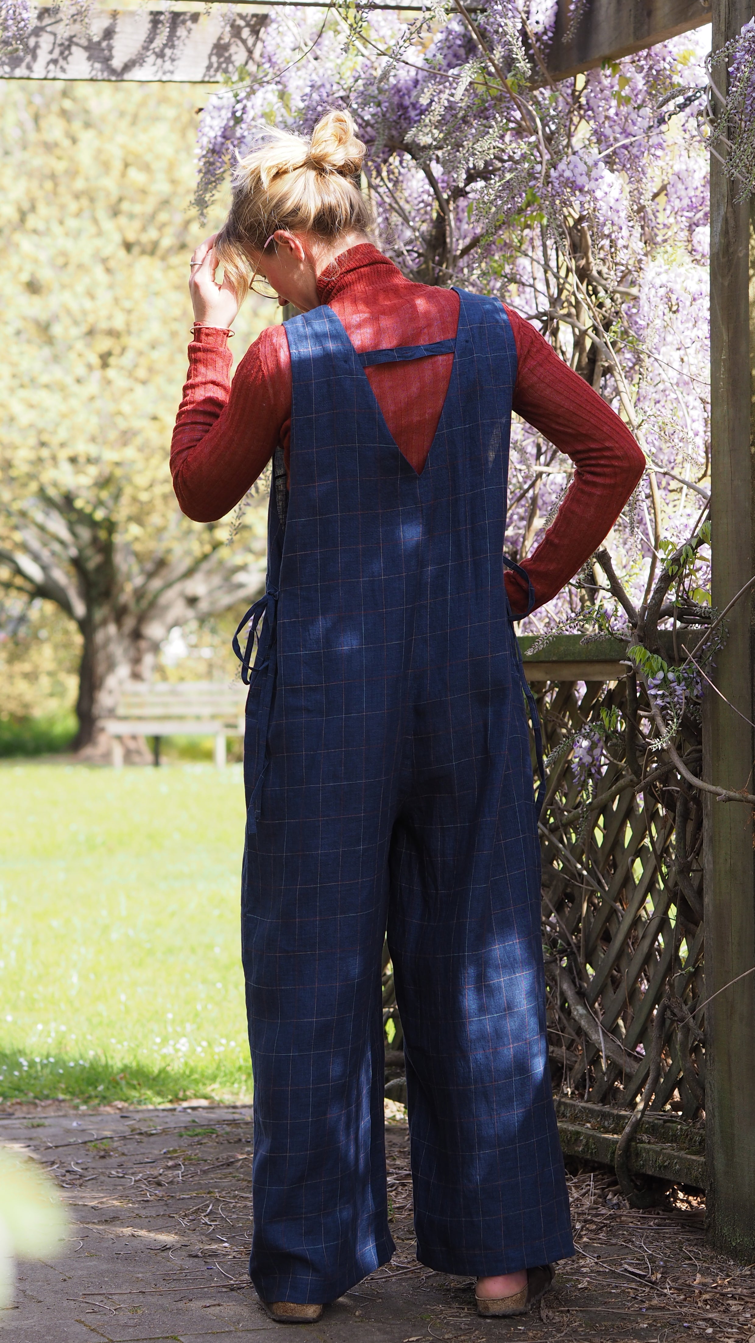 Raglan Jumpsuit Rogue Linen Designer Clothing