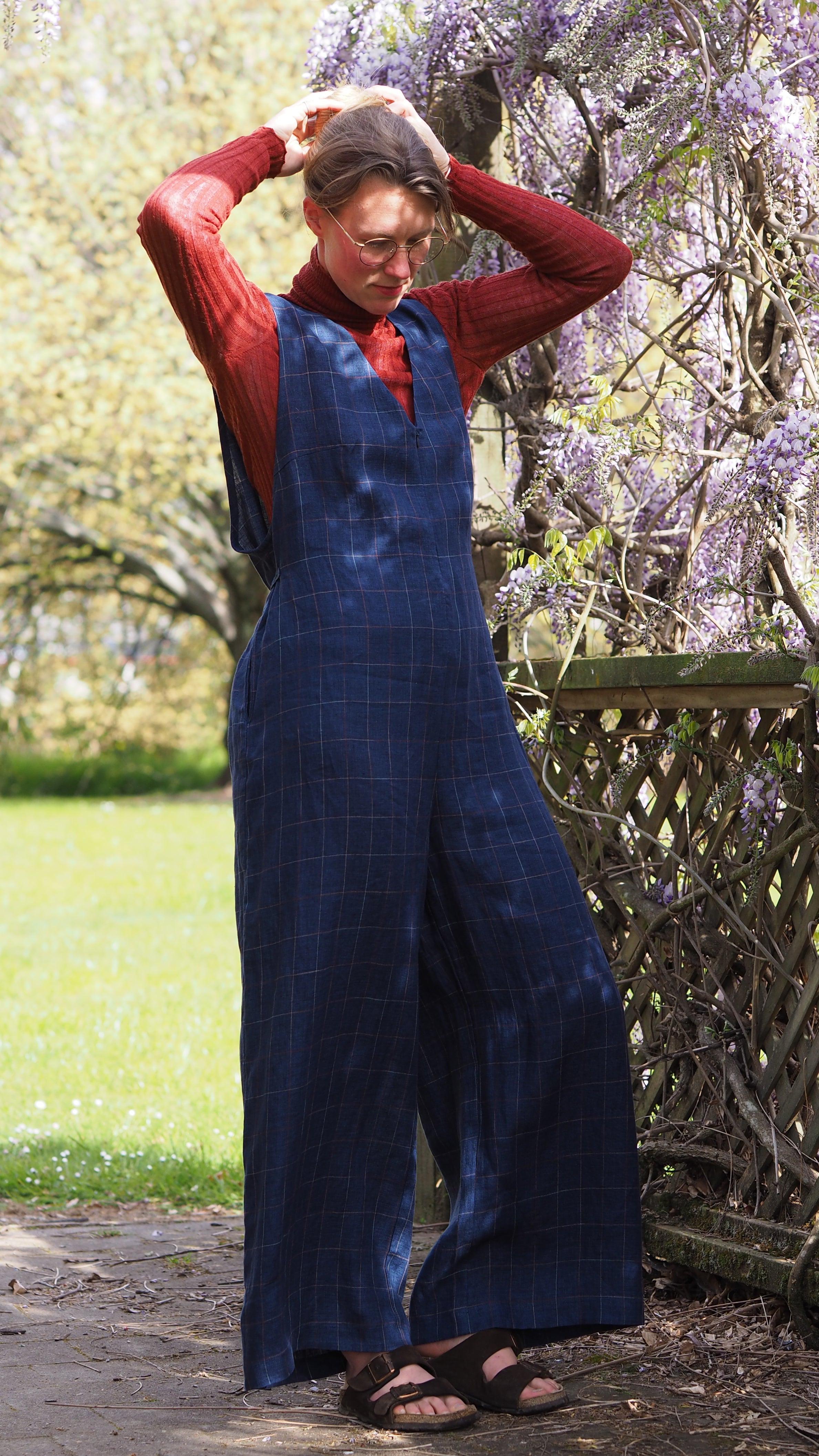 Raglan Jumpsuit Rogue Linen Designer Clothing