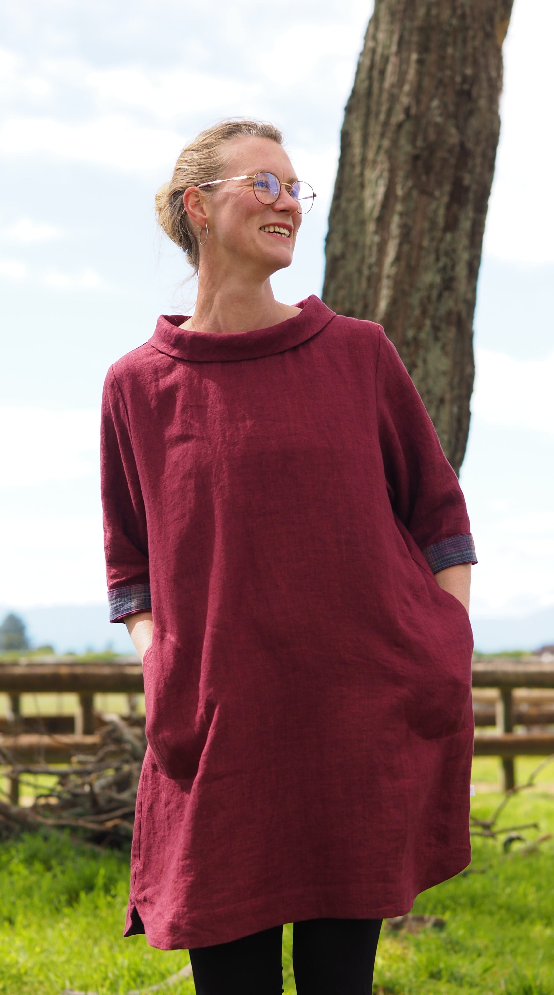 Mapua Tunic Rogue Linen Designer Clothing