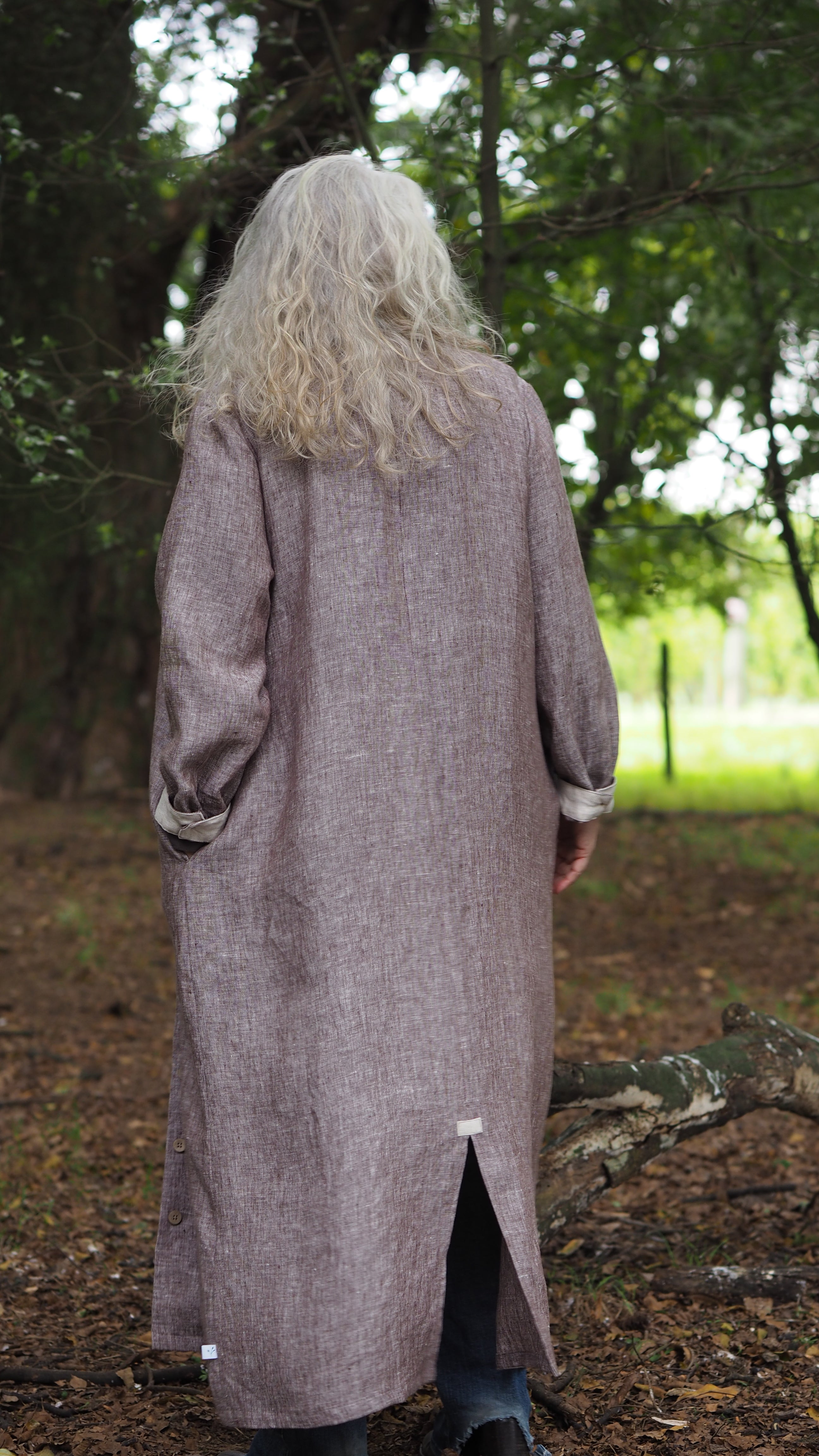 Portland Coat Rogue Linen Designer Clothing