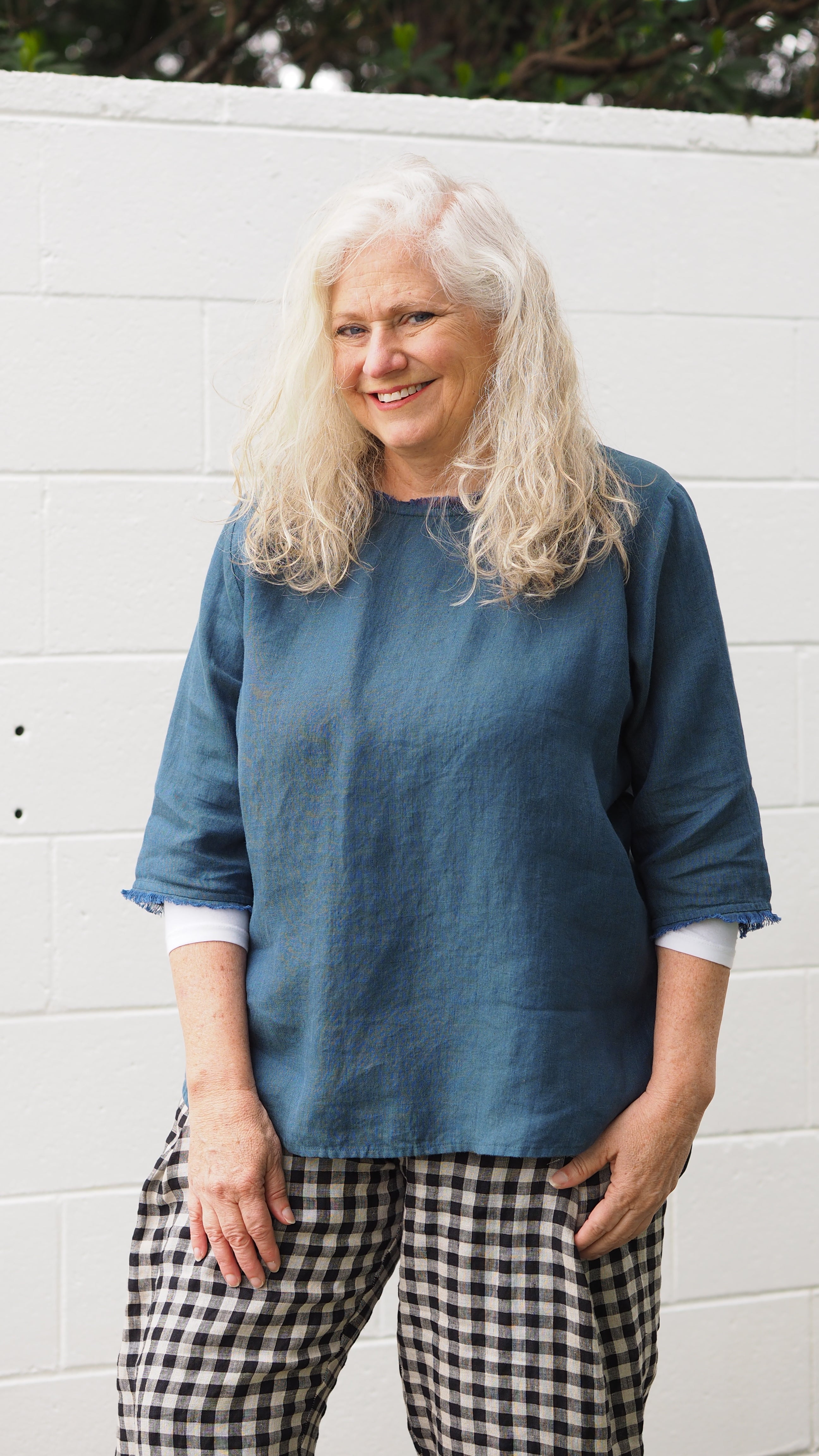 Sintra Blouse Rogue Linen Designer Clothing