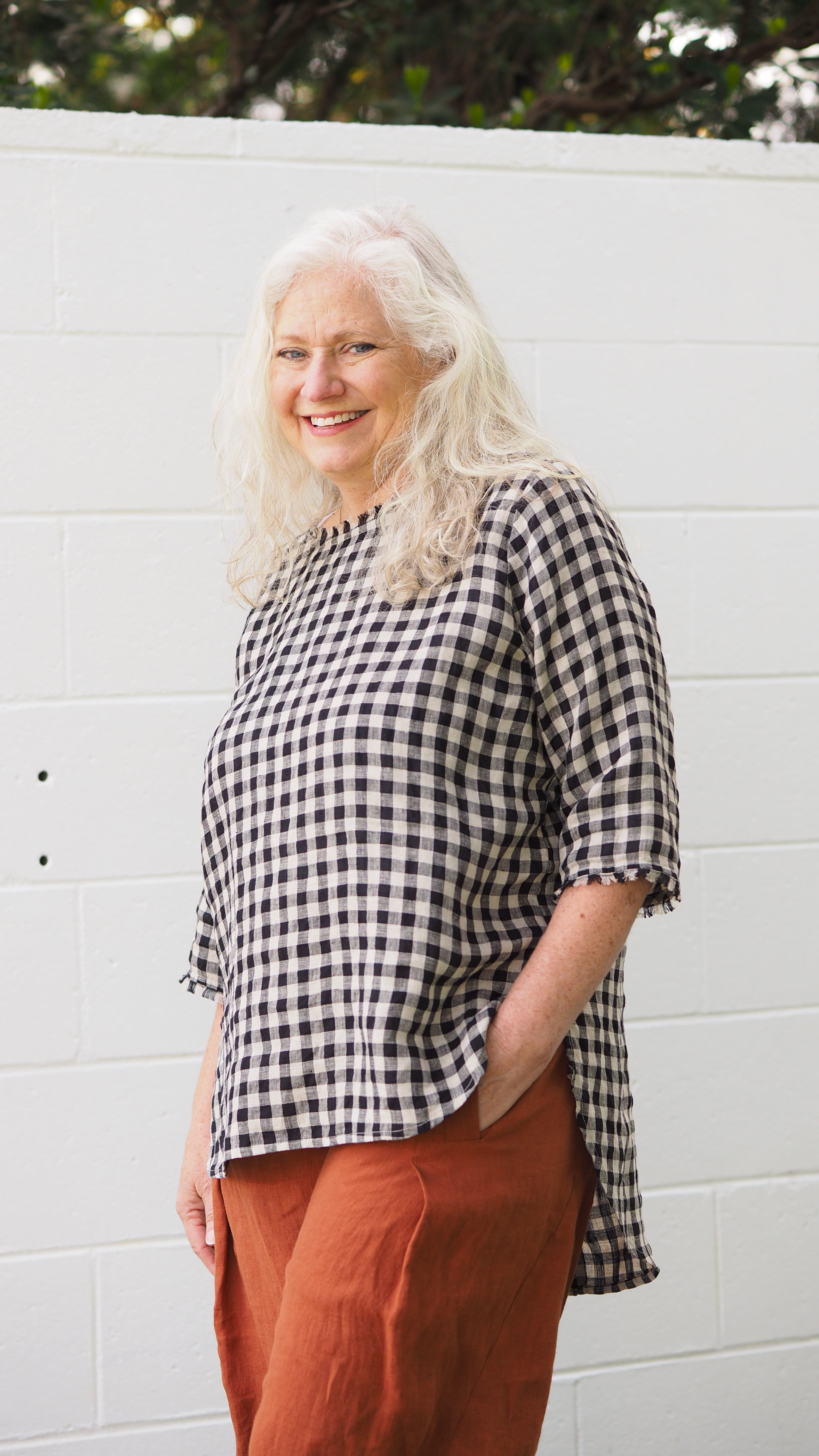 Sintra Blouse Rogue Linen Designer Clothing