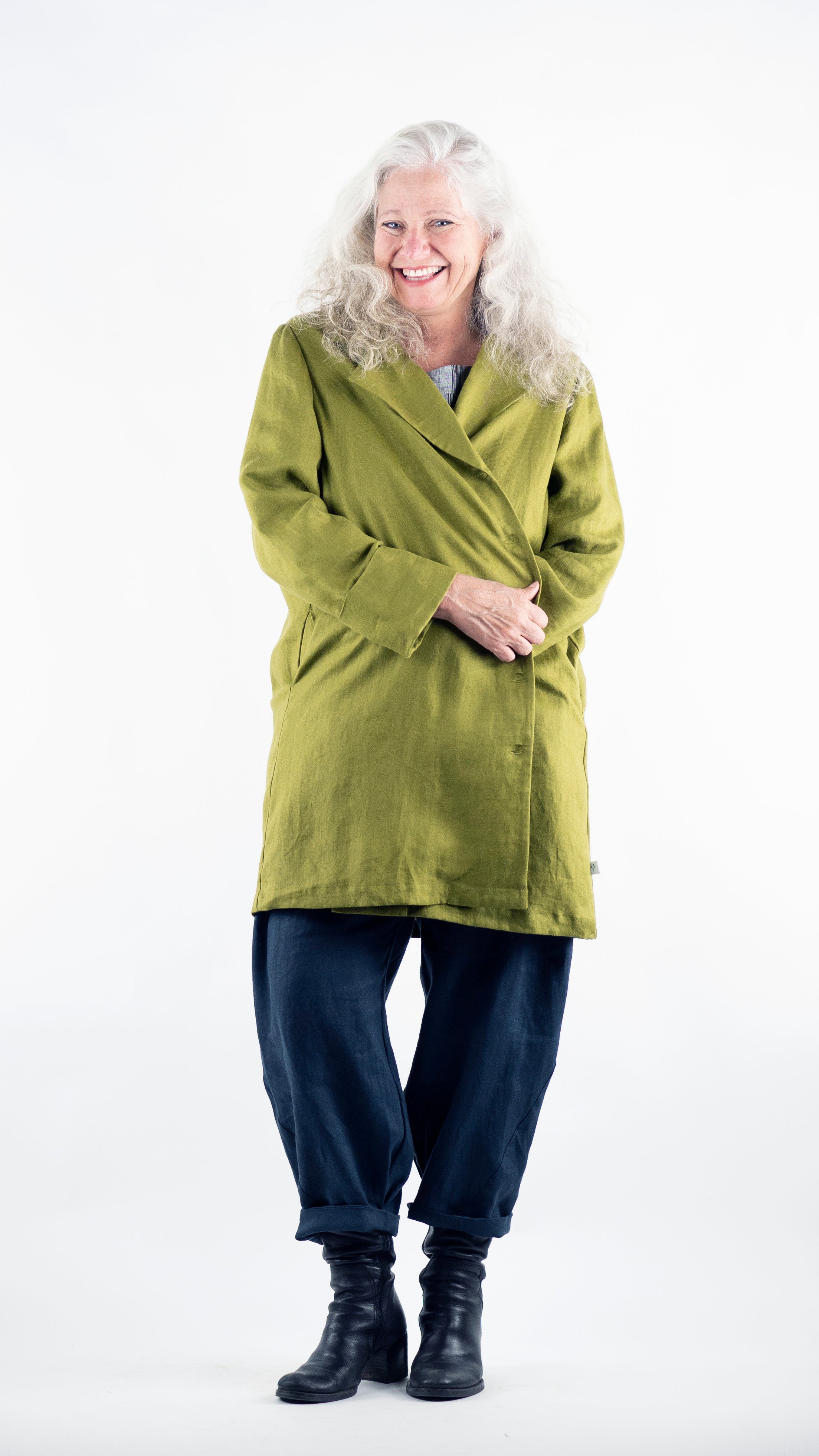 Chaves Coat Rogue Linen Designer Clothing