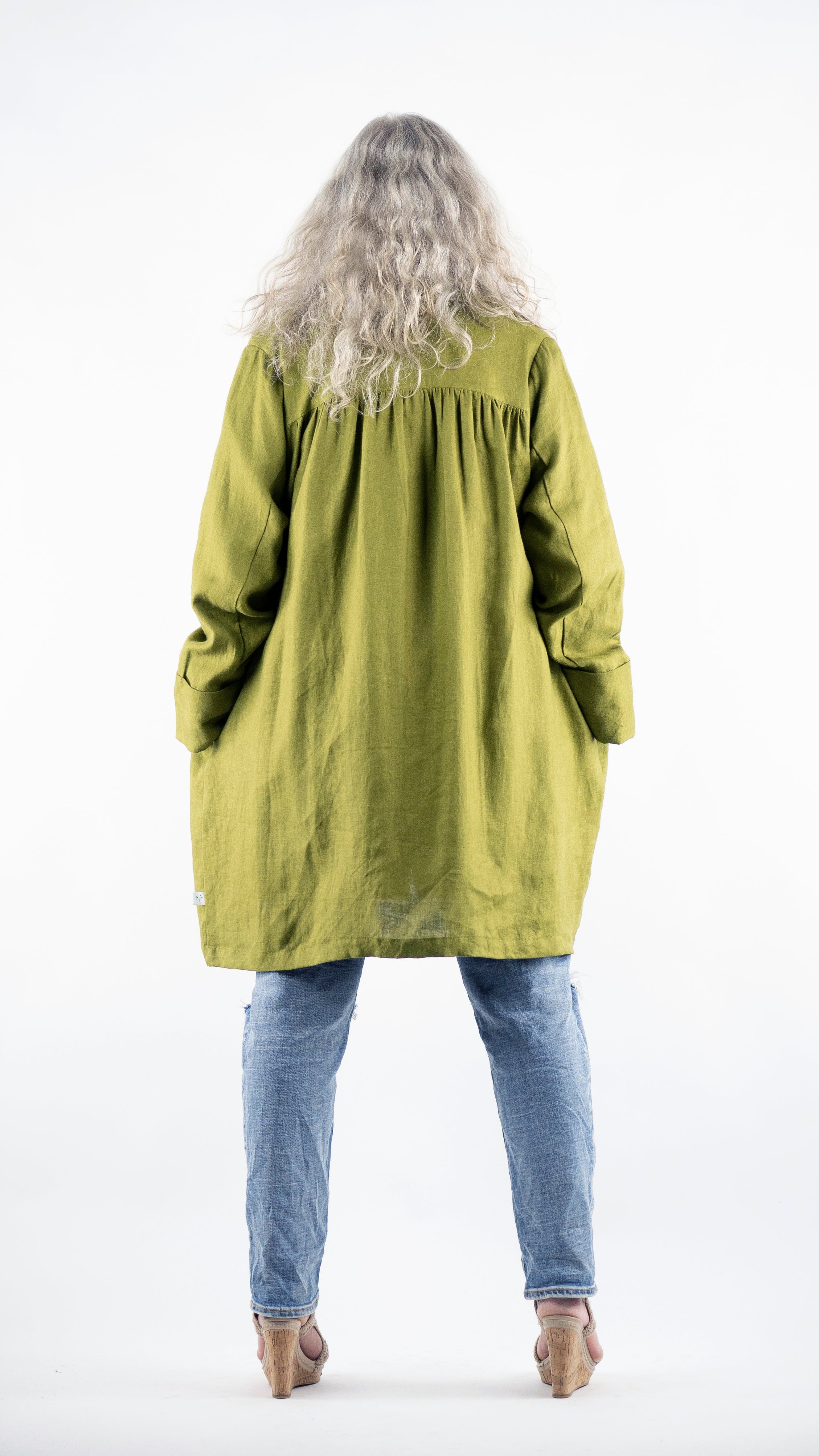 Chaves Coat Rogue Linen Designer Clothing