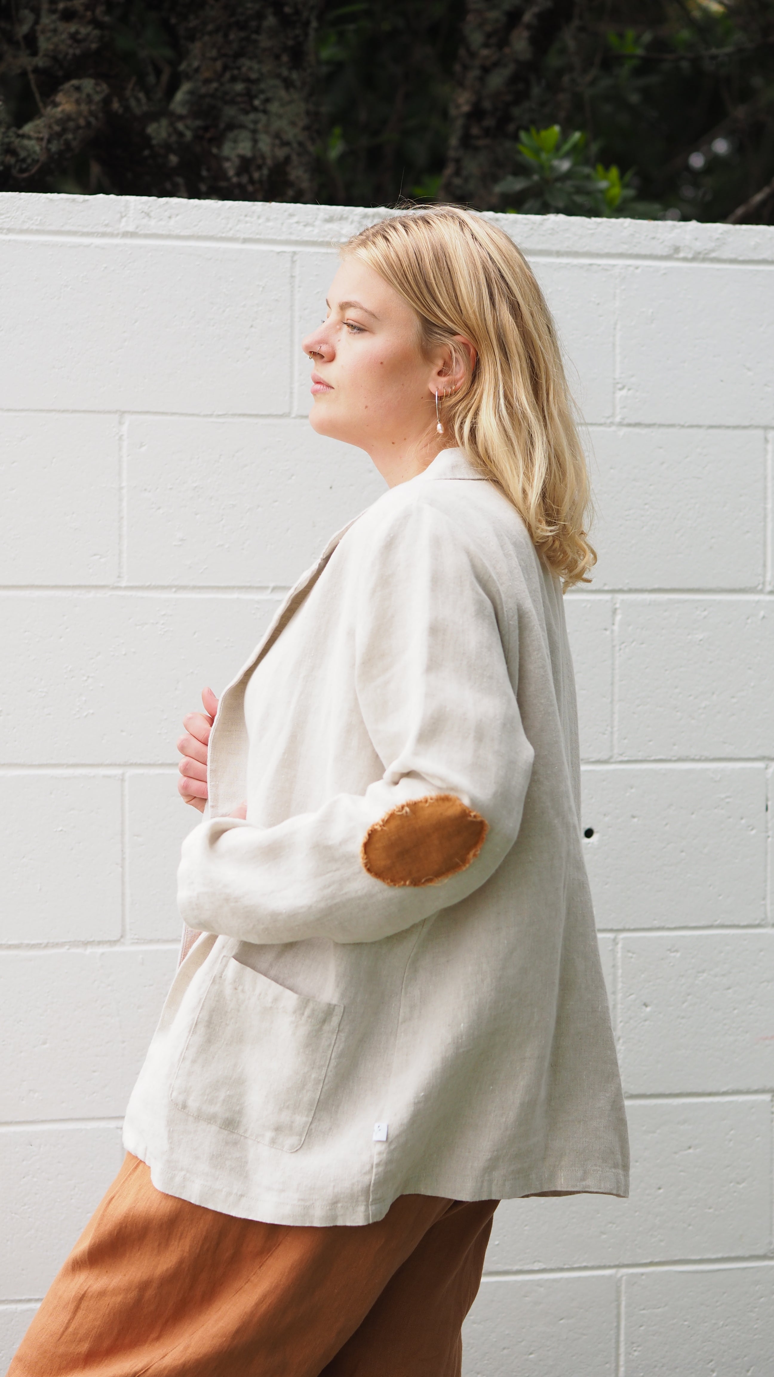 Manakau Blazer Rogue Linen Designer Clothing