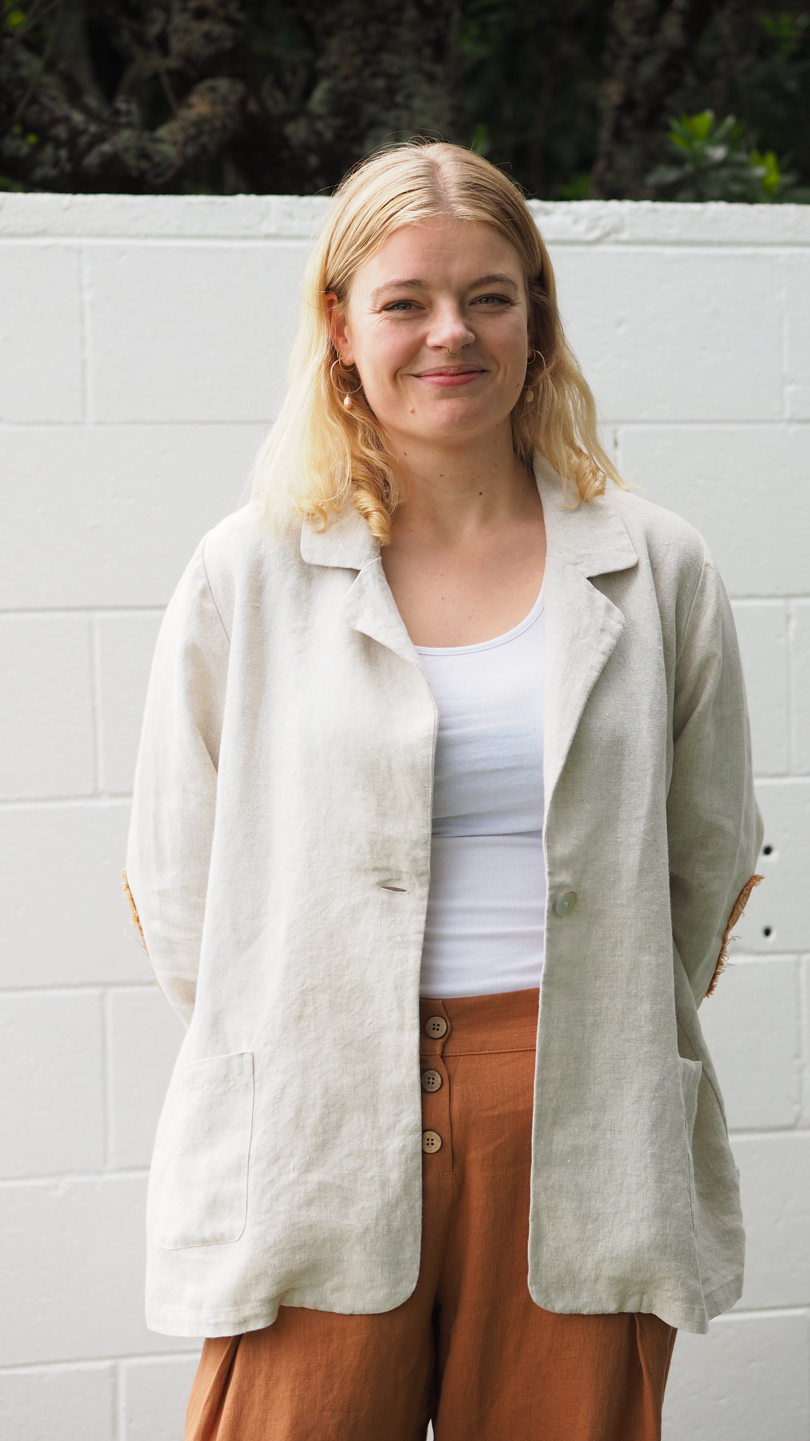 Manakau Blazer Rogue Linen Designer Clothing