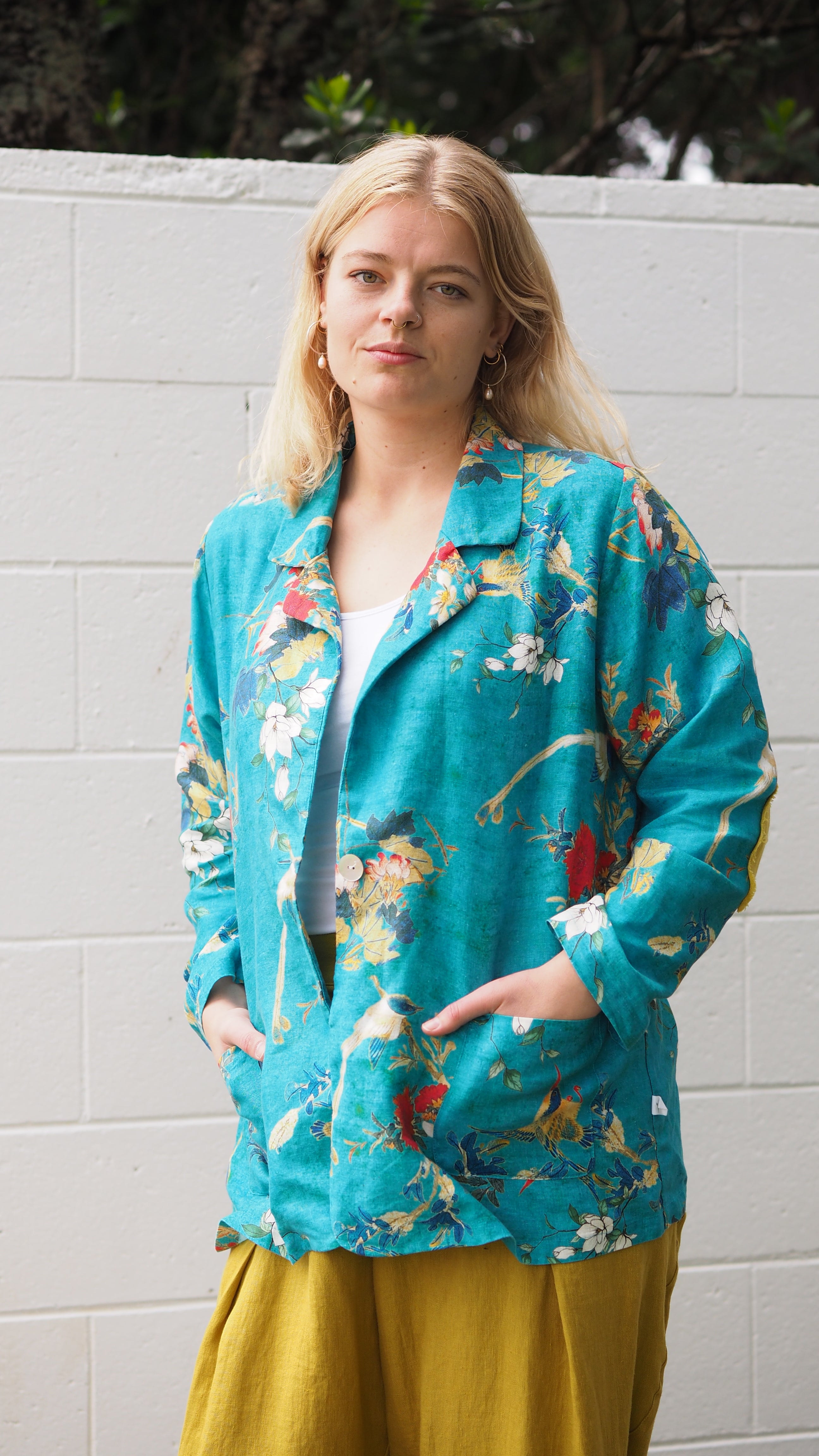 Manakau Blazer Rogue Linen Designer Clothing