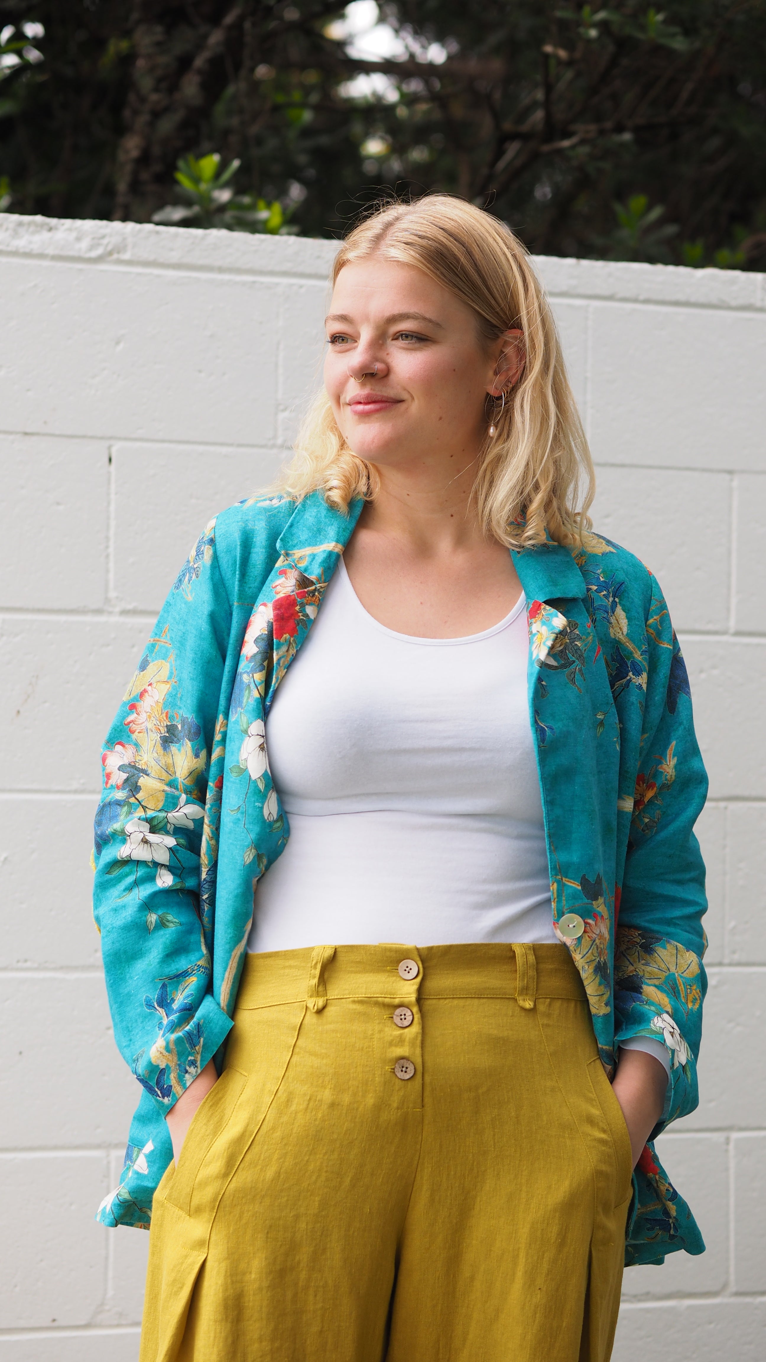 Manakau Blazer Rogue Linen Designer Clothing