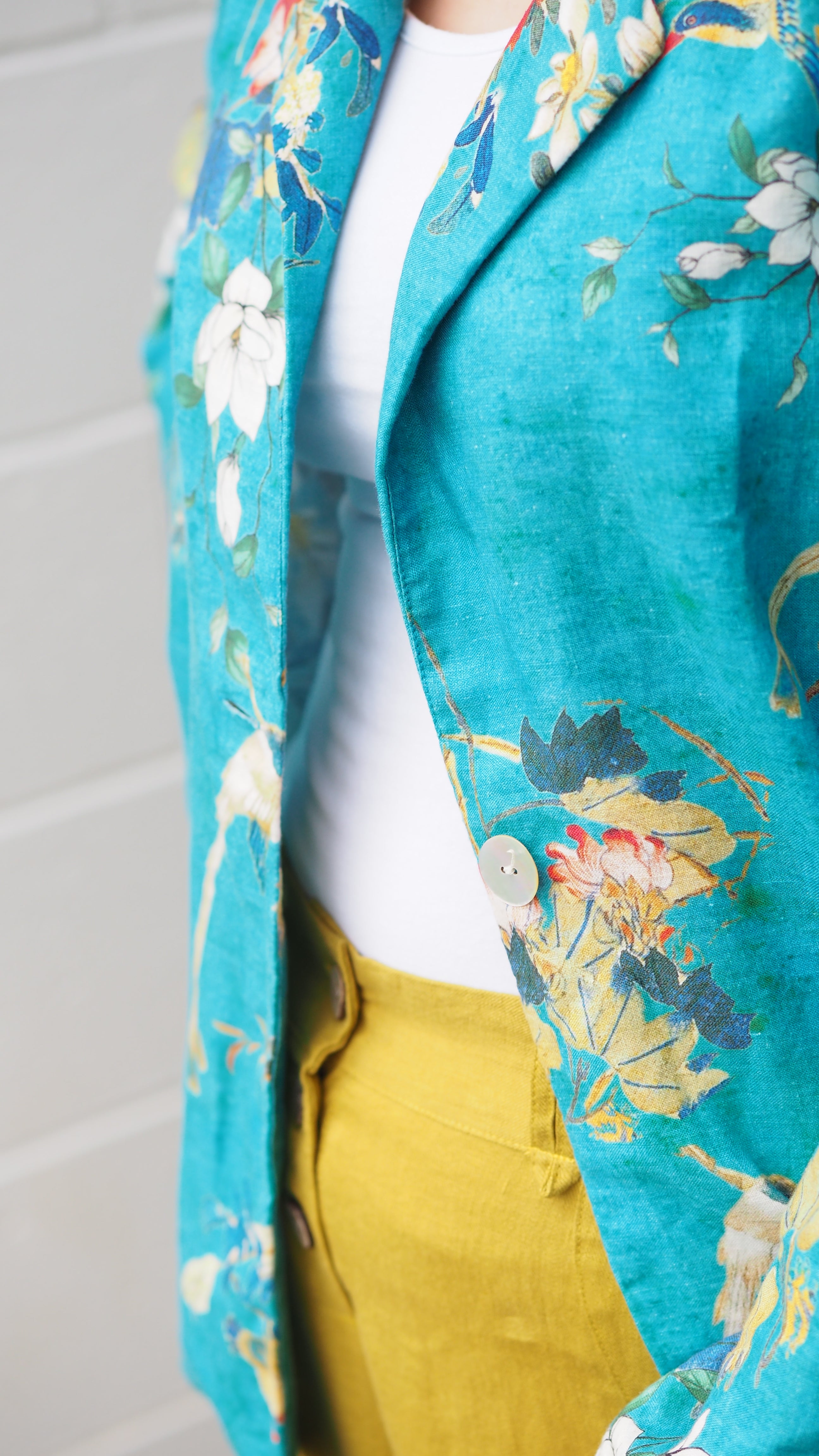 Manakau Blazer Rogue Linen Designer Clothing