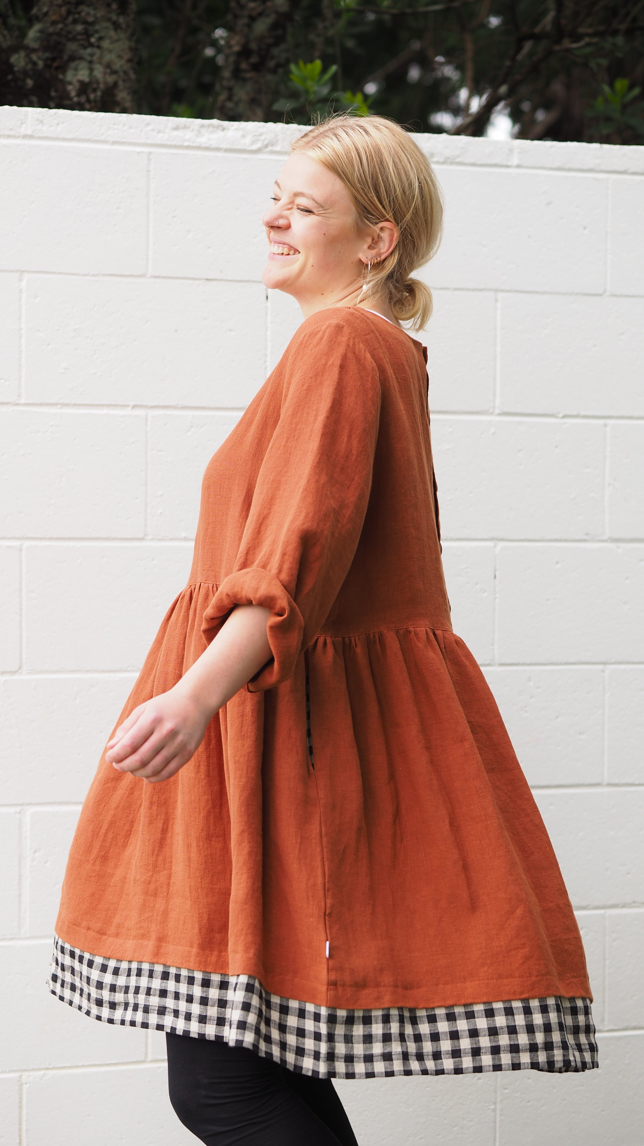 Mayfield Smock Rogue Linen Designer Clothing