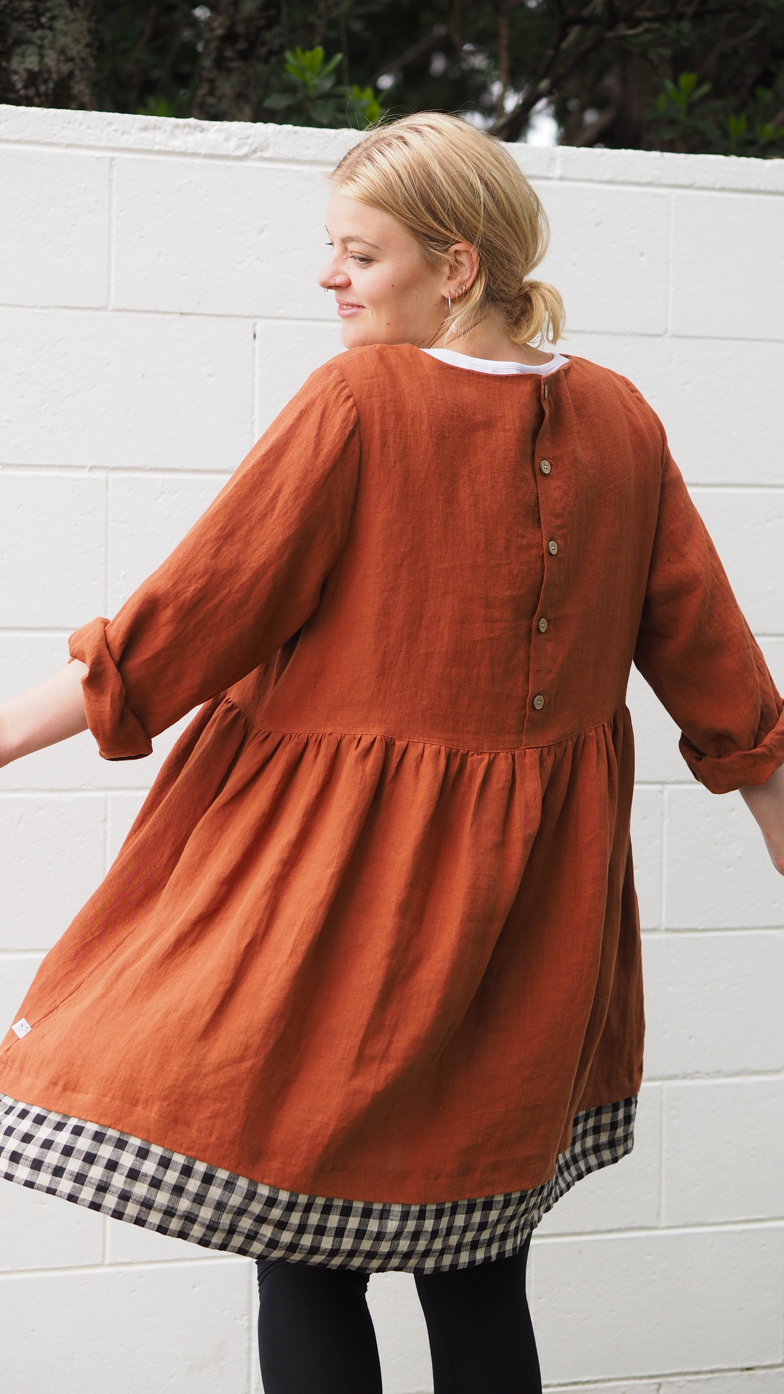 Mayfield Smock Rogue Linen Designer Clothing