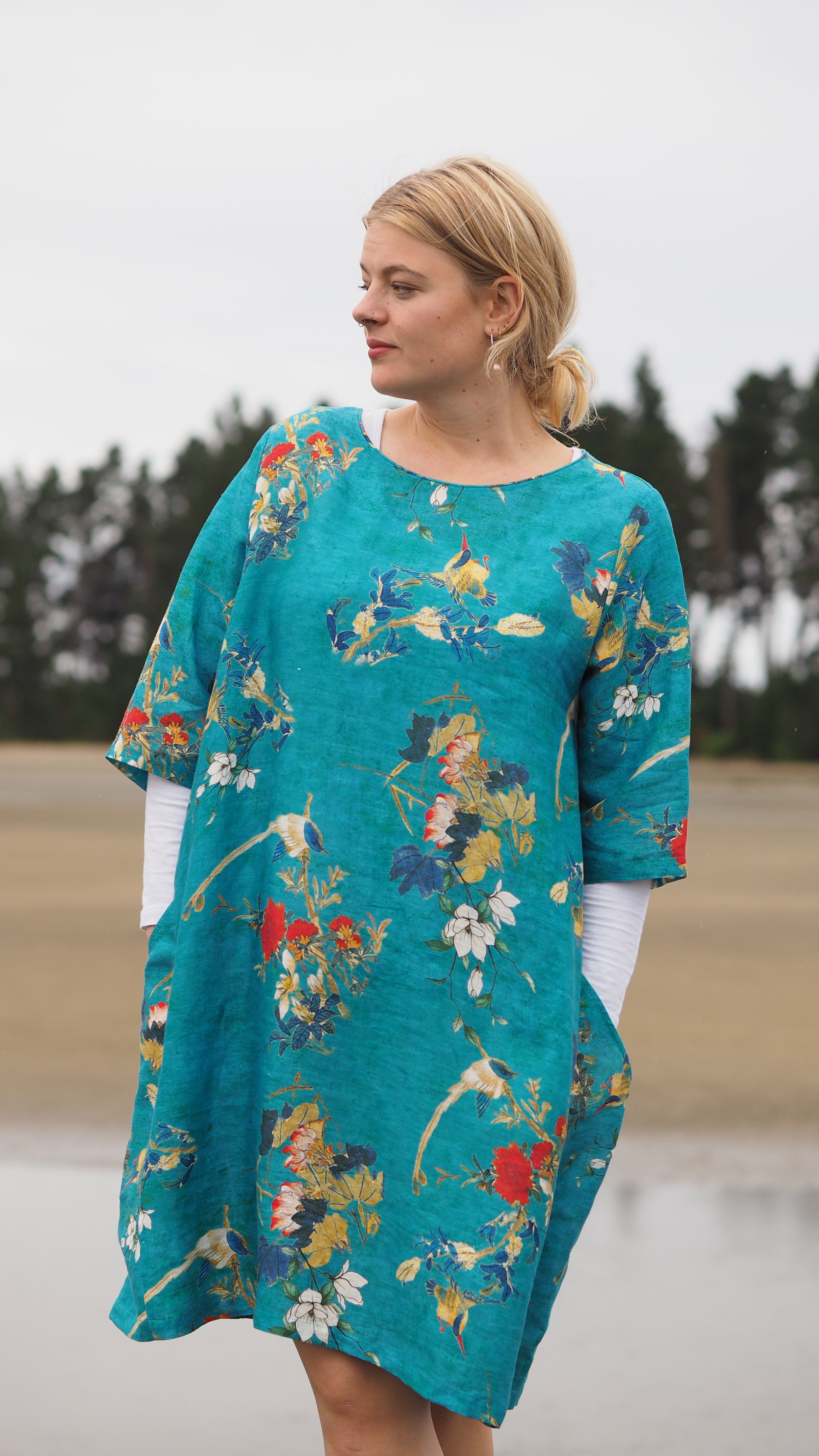 Brooklyn Dress Rogue Linen Designer Clothing