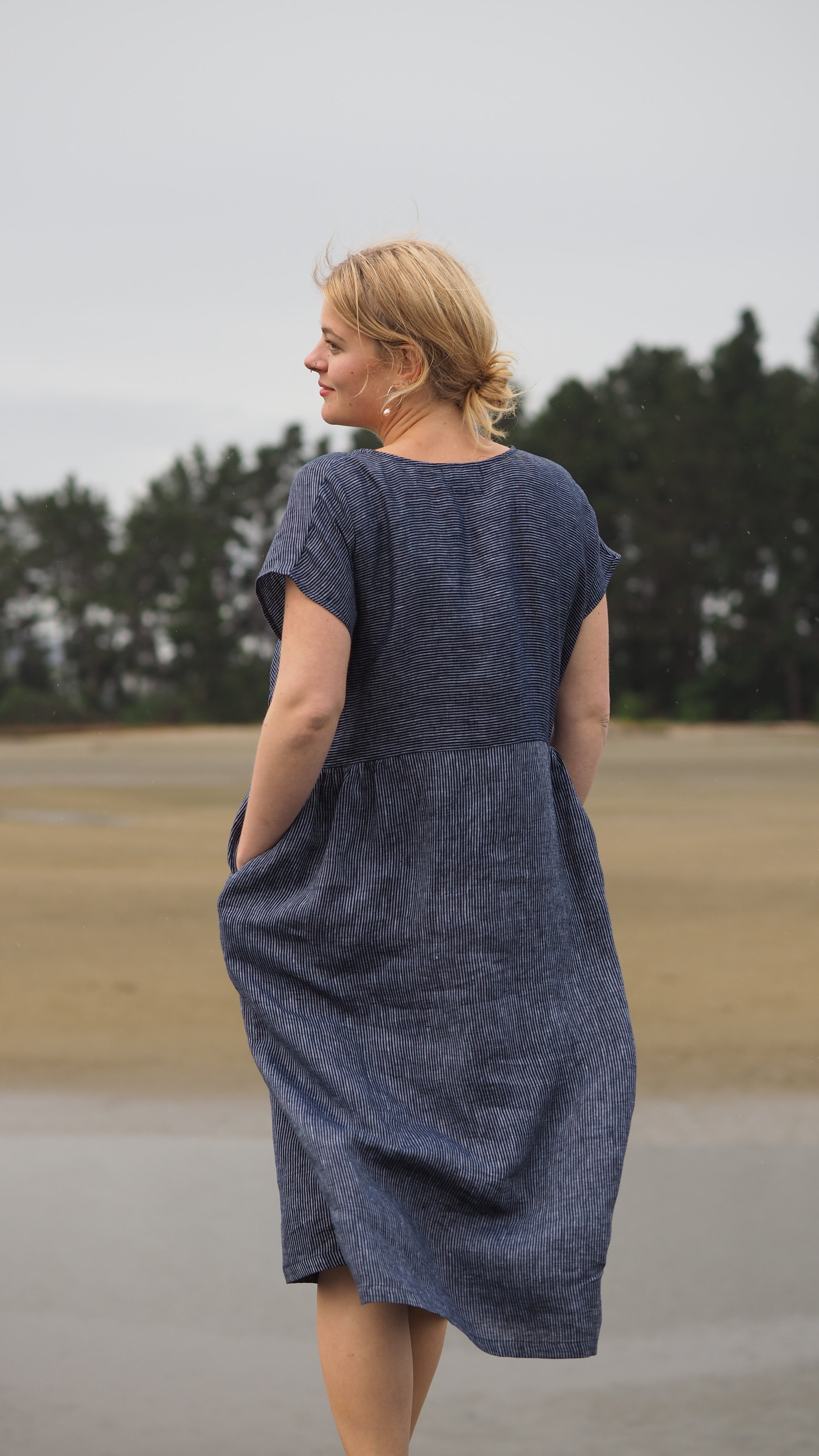 Vercelli Dress Rogue Linen Designer Clothing