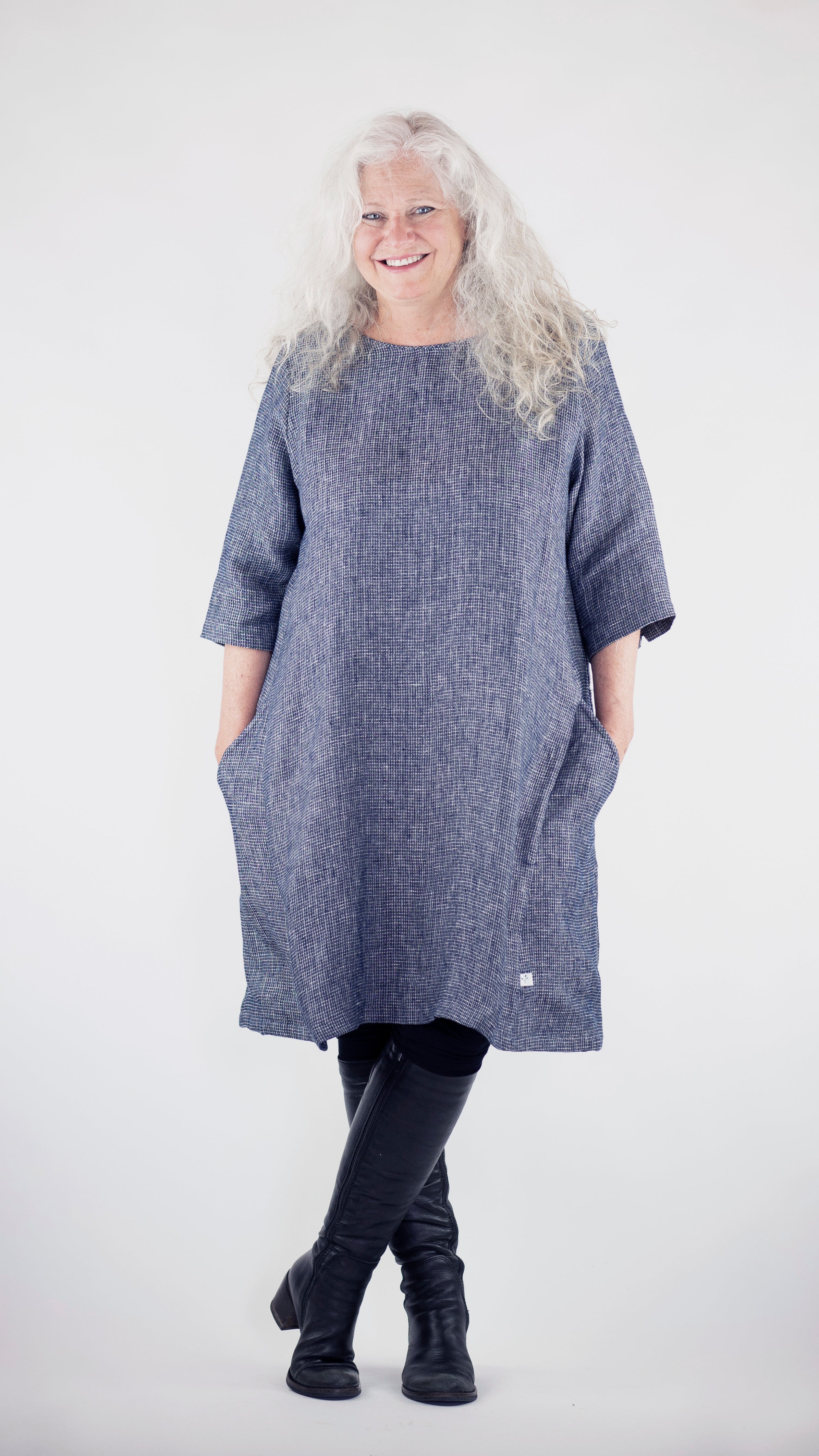 Brooklyn Dress Rogue Linen Designer Clothing