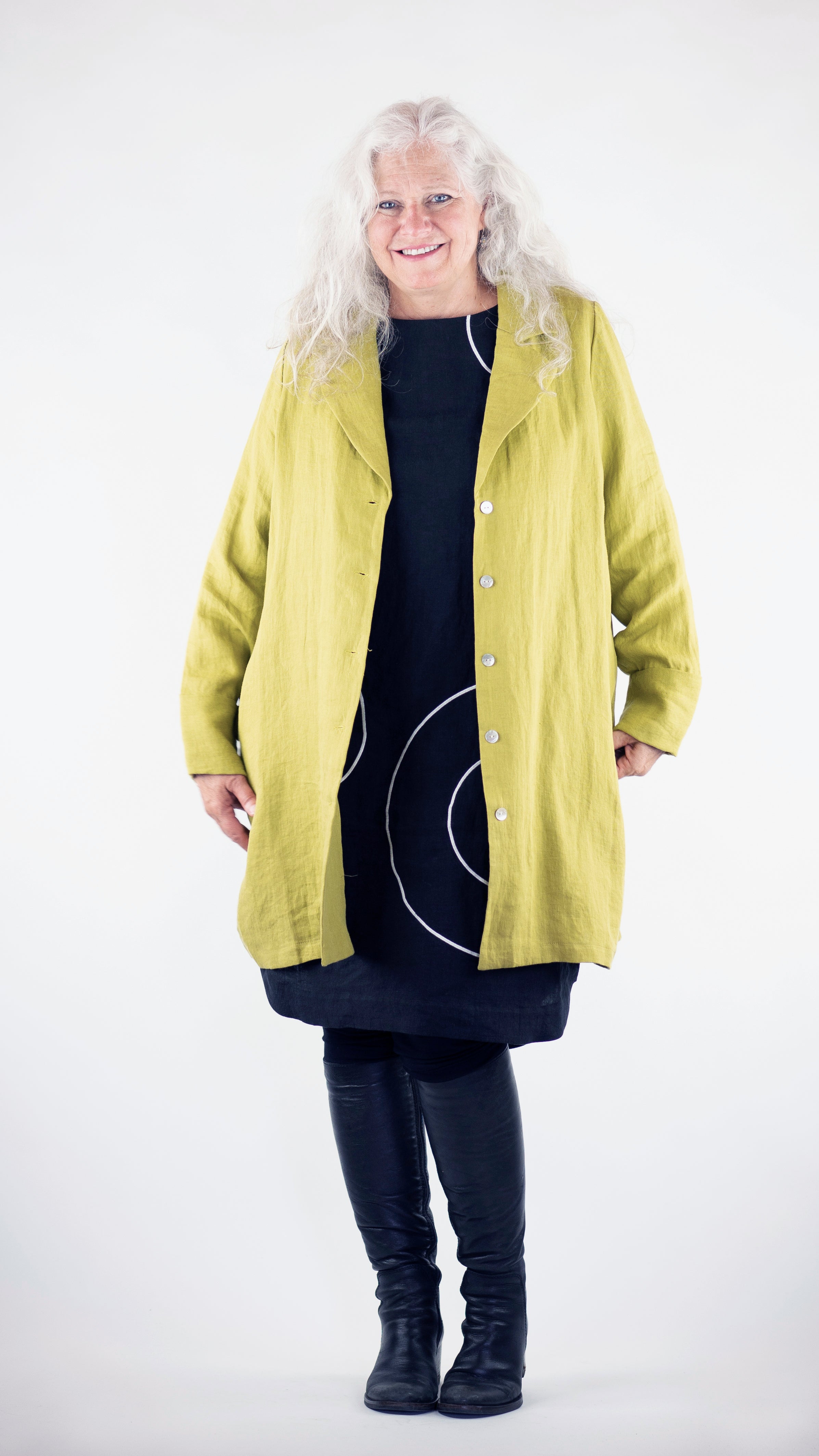 Chaves Coat Rogue Linen Designer Clothing