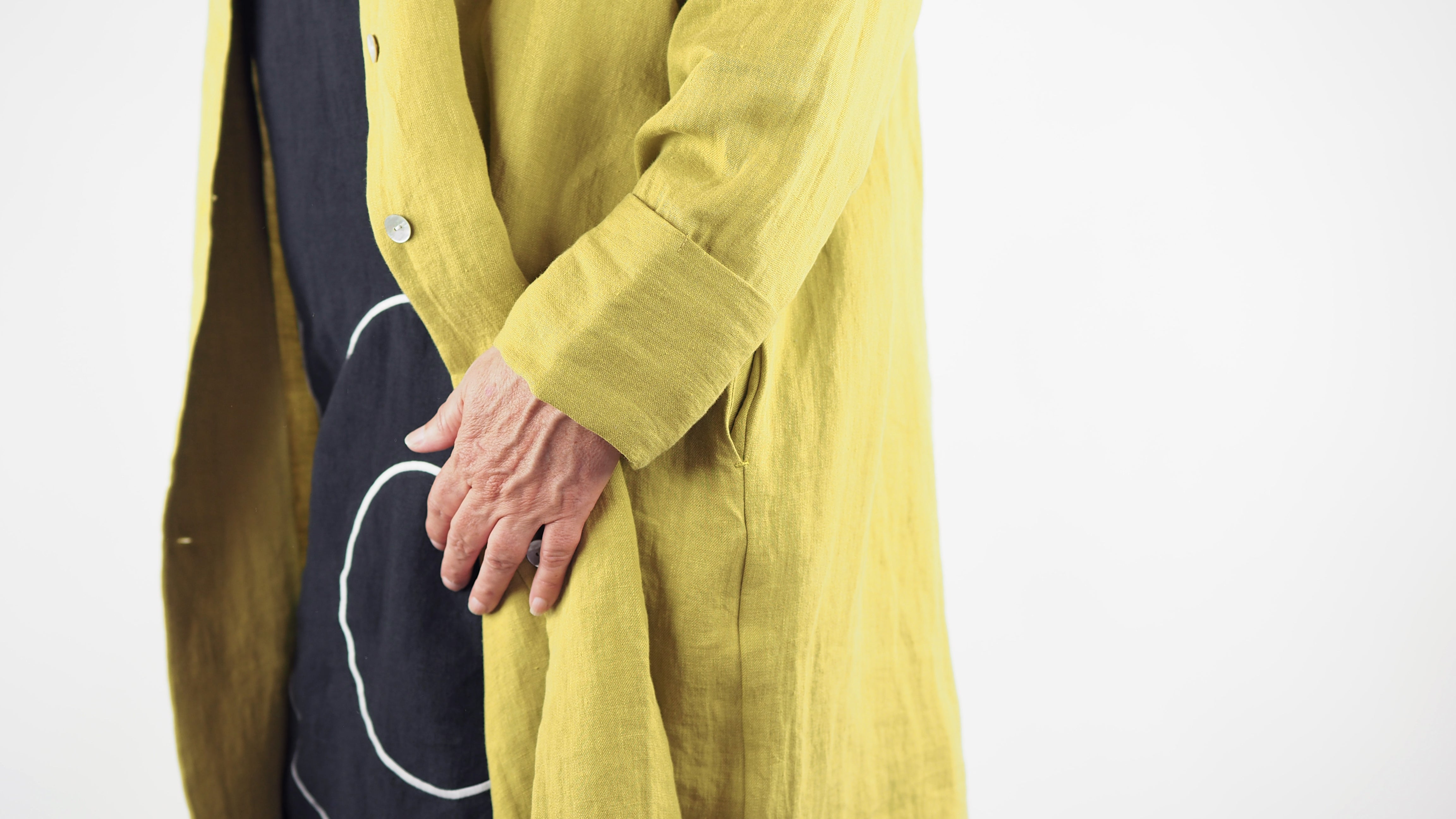 Chaves Coat Rogue Linen Designer Clothing