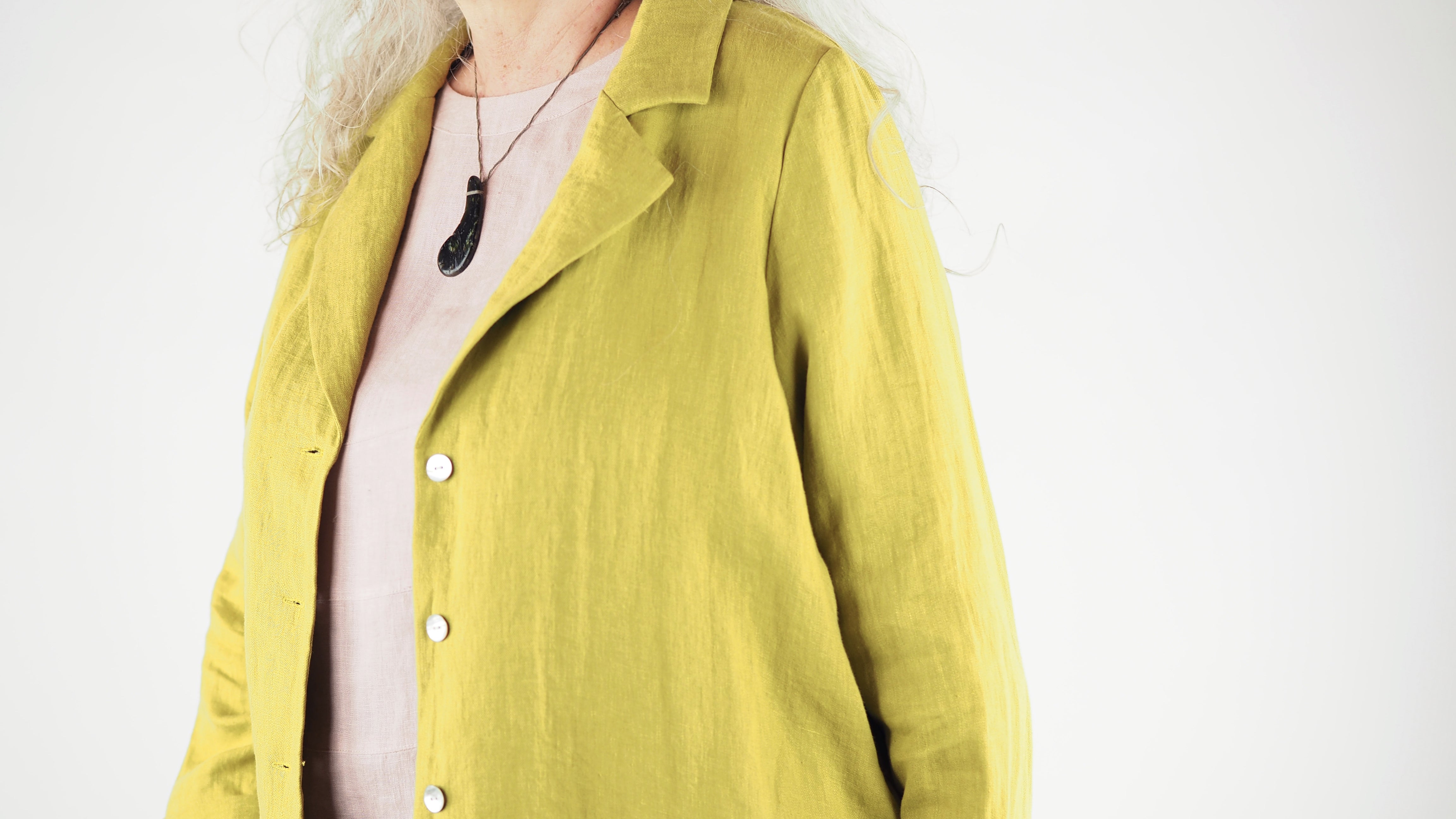 Chaves Coat Rogue Linen Designer Clothing