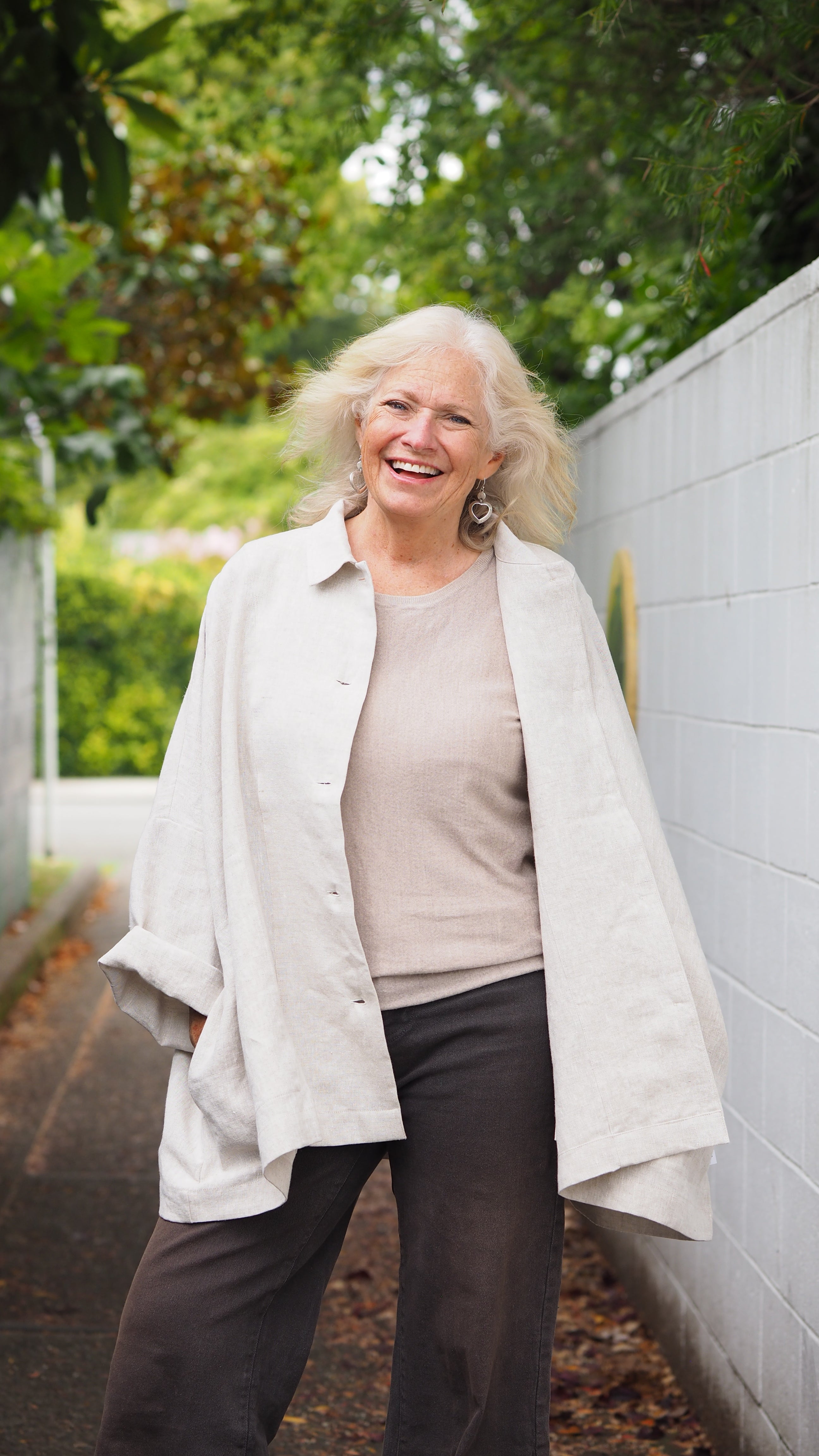 Magpie Linen Jacket Rogue Linen Designer Clothing